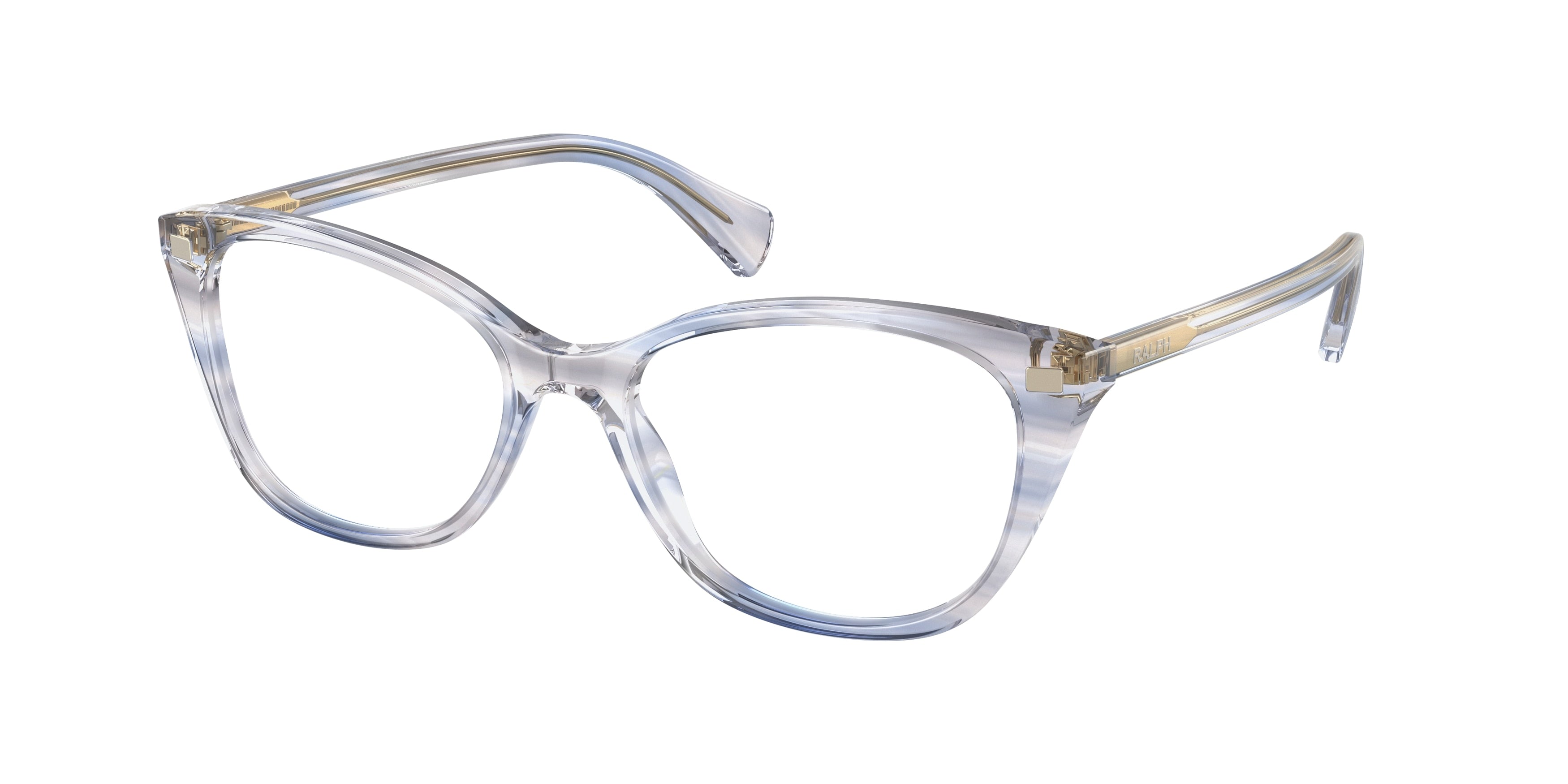 Ralph RA7146 Pillow Eyeglasses  6036-Blue 53-145-17 - Color Map Blue