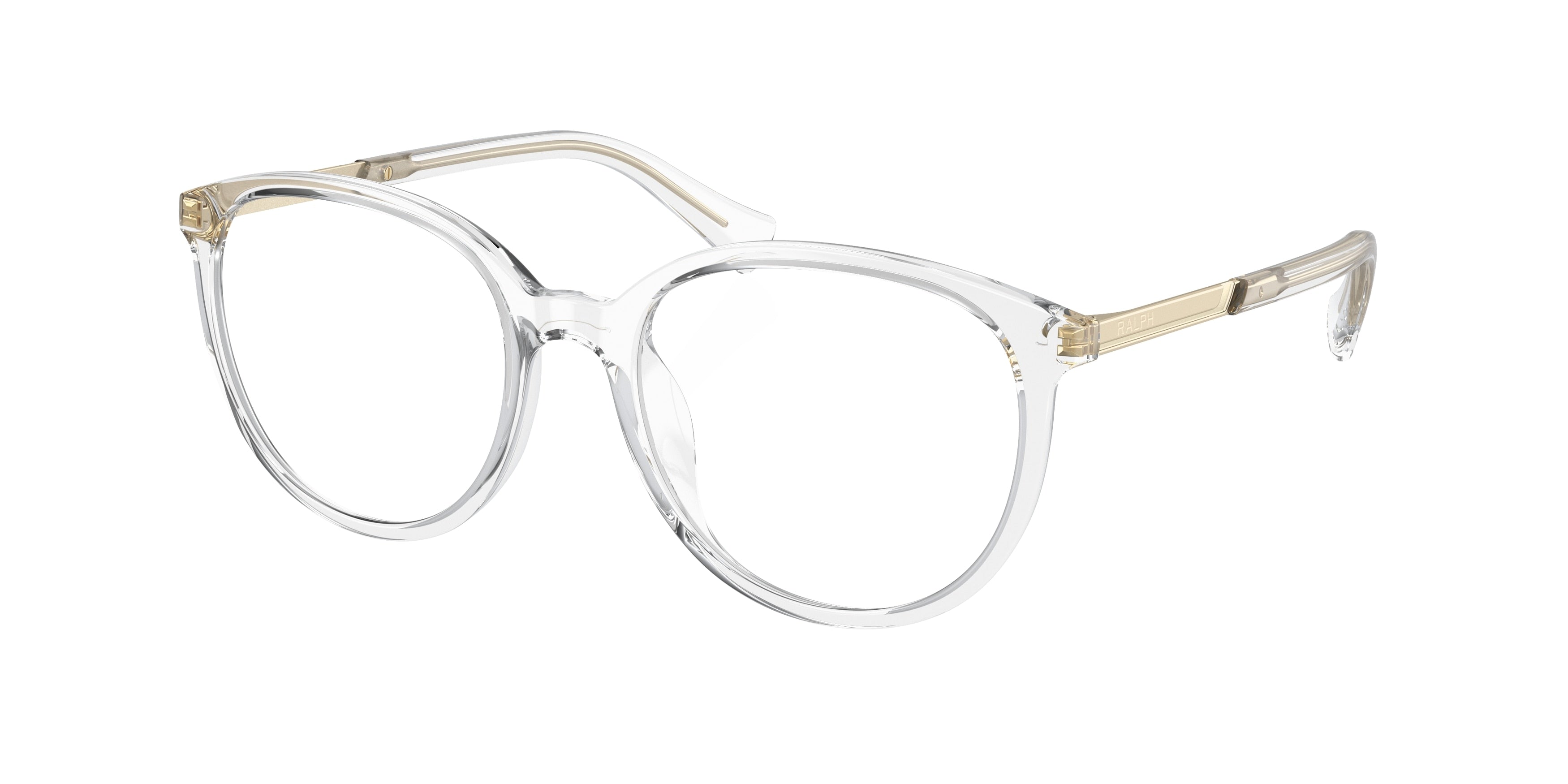 Ralph RA7149U Phantos Eyeglasses  5002-Shiny Crystal 52-145-18 - Color Map Blue
