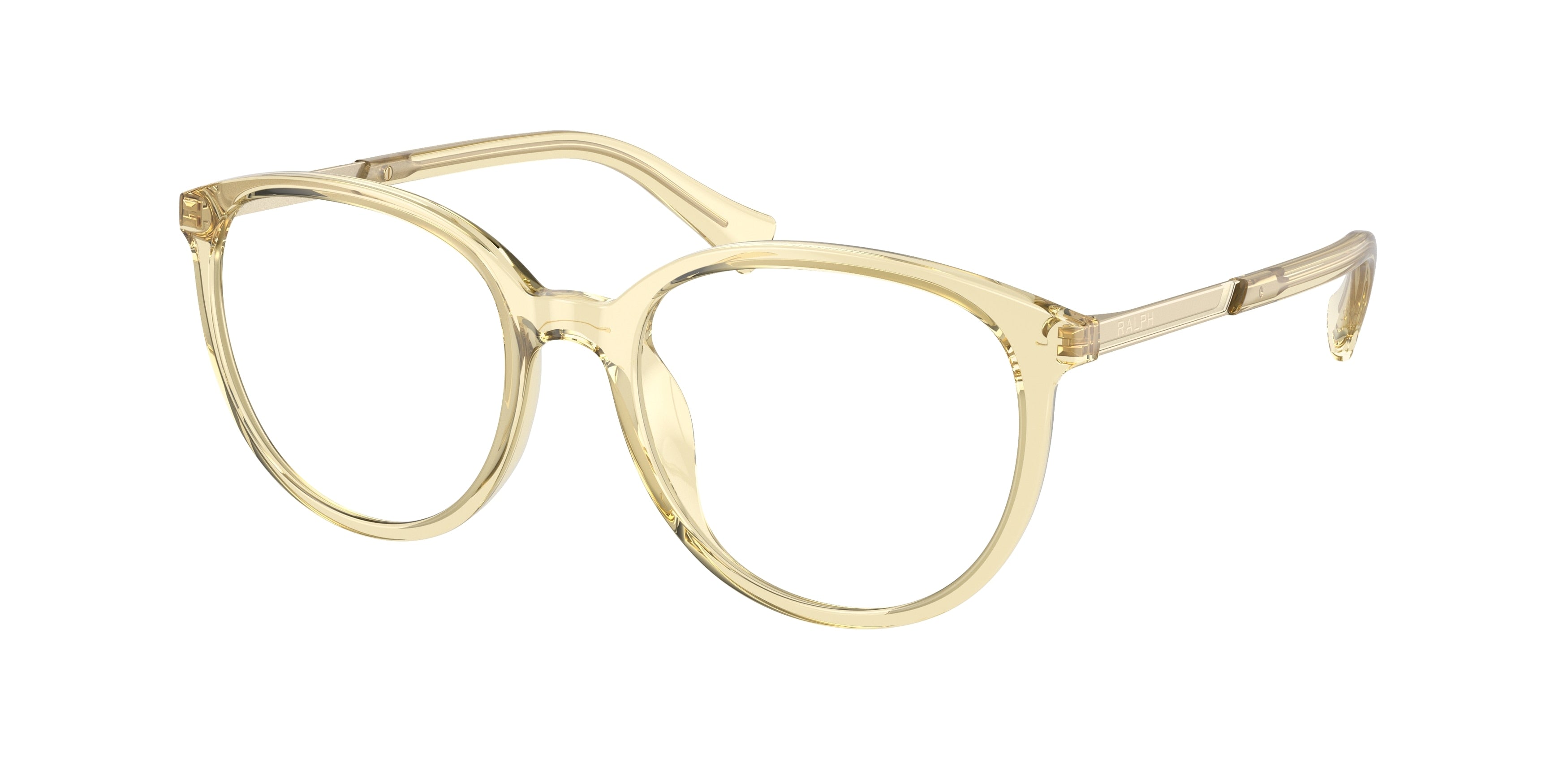 Ralph RA7149U Phantos Eyeglasses  5756-Shiny Transparent Pinot Grey 52-145-18 - Color Map Grey