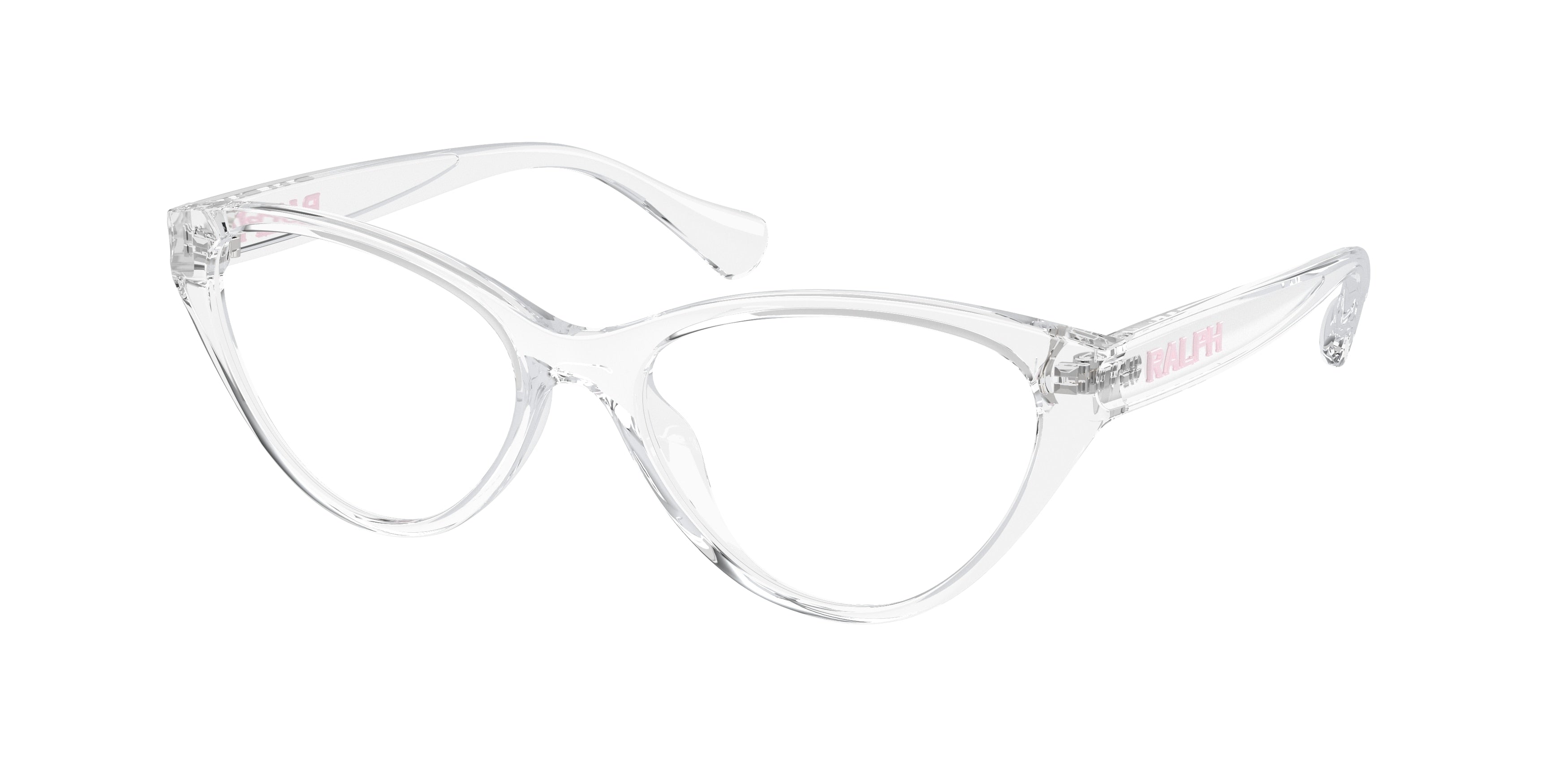 Ralph RA7159U Cat Eye Eyeglasses  5331-Shiny Crystal 54-140-17 - Color Map Transparent