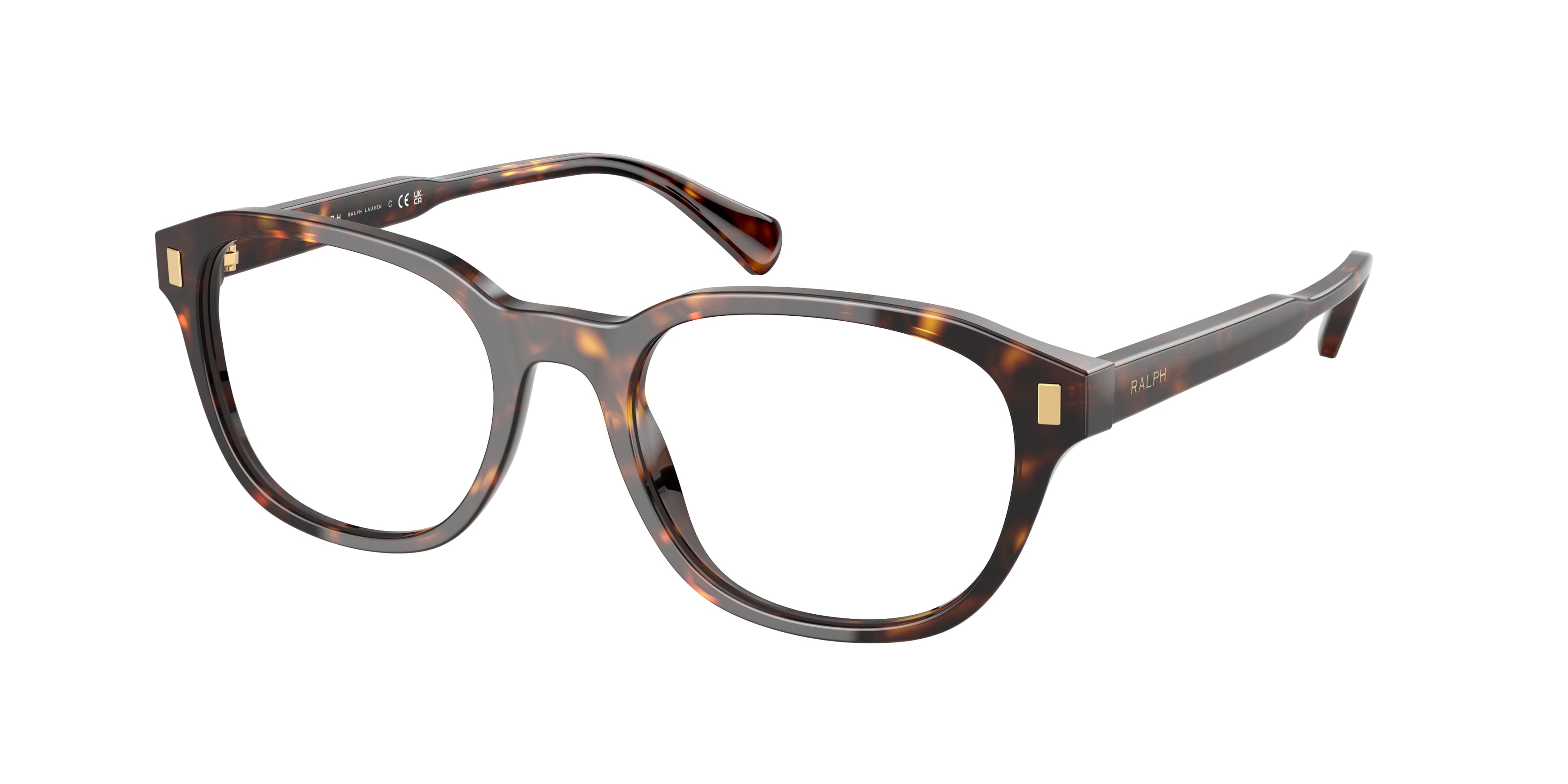 Ralph RA7172U Irregular Eyeglasses  5003-Shiny Dark Havana 54-145-18 - Color Map Tortoise