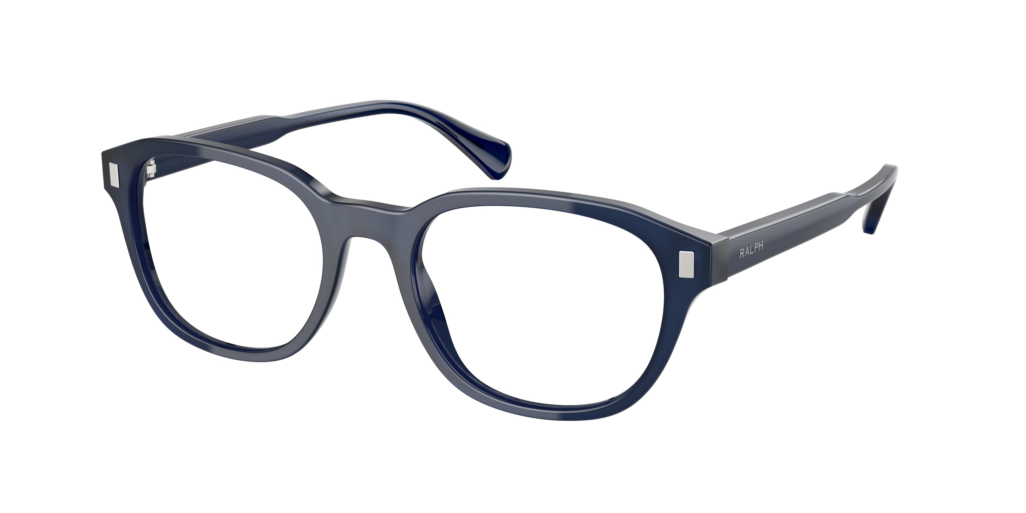 Ralph RA7172U Irregular Eyeglasses  6059-Shiny Opalescent Blue 54-145-18 - Color Map Blue