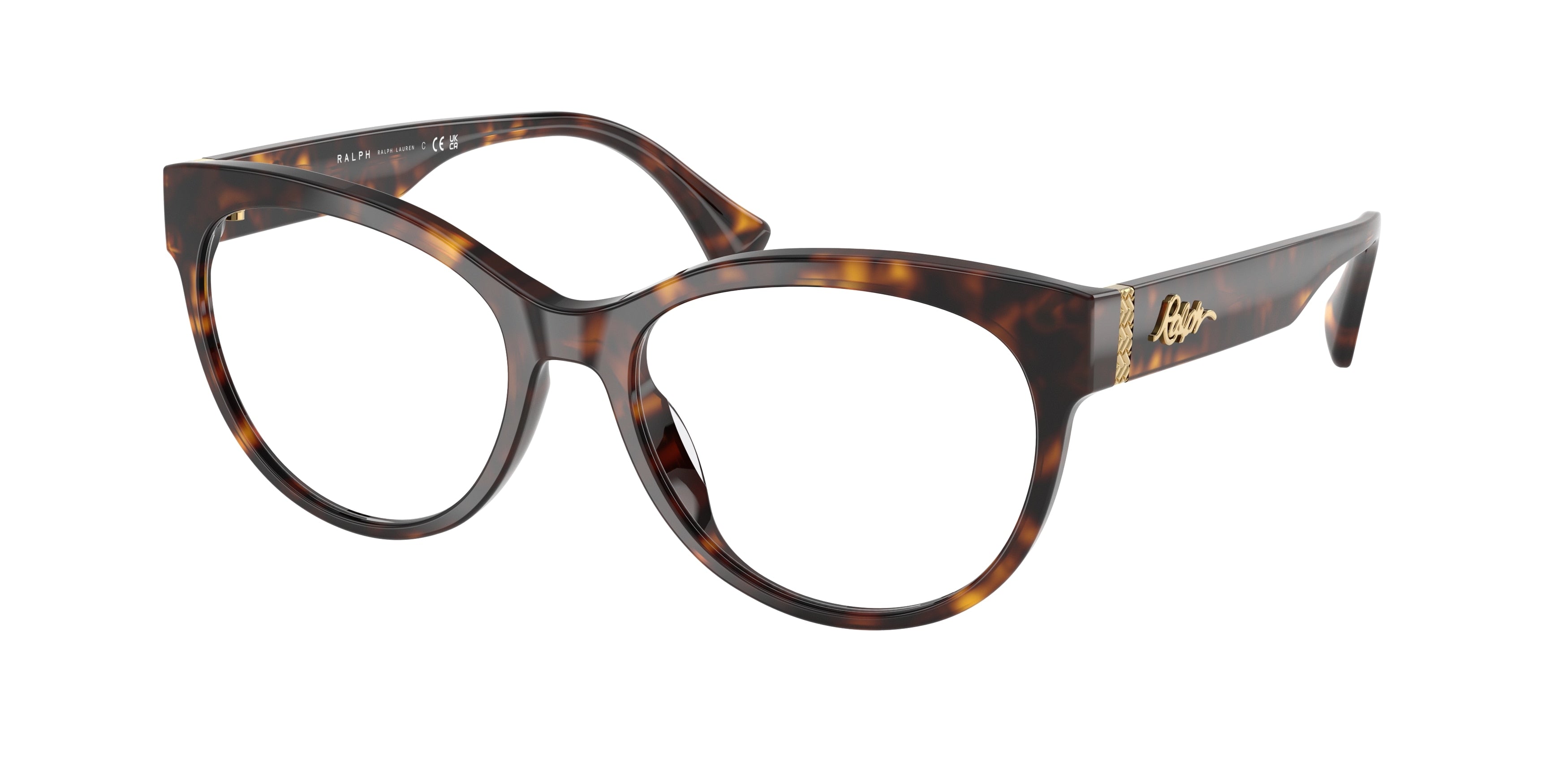 Ralph RA7173U Phantos Eyeglasses  5003-Shiny Havana 55-145-17 - Color Map Tortoise