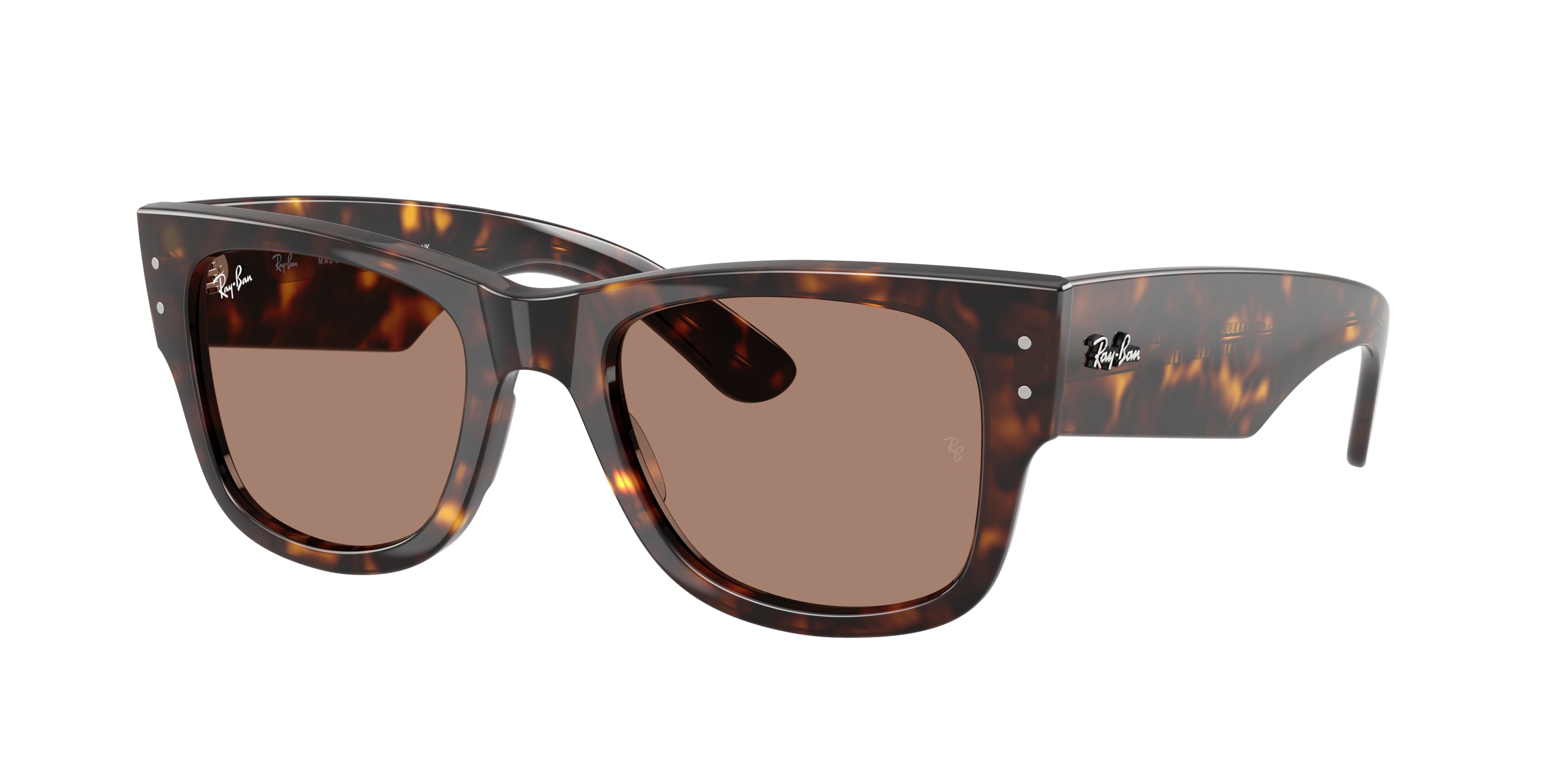 Ray-Ban MEGA WAYFARER RB0840SF Square Sunglasses  902/1A-Havana 52-145-21 - Color Map Tortoise