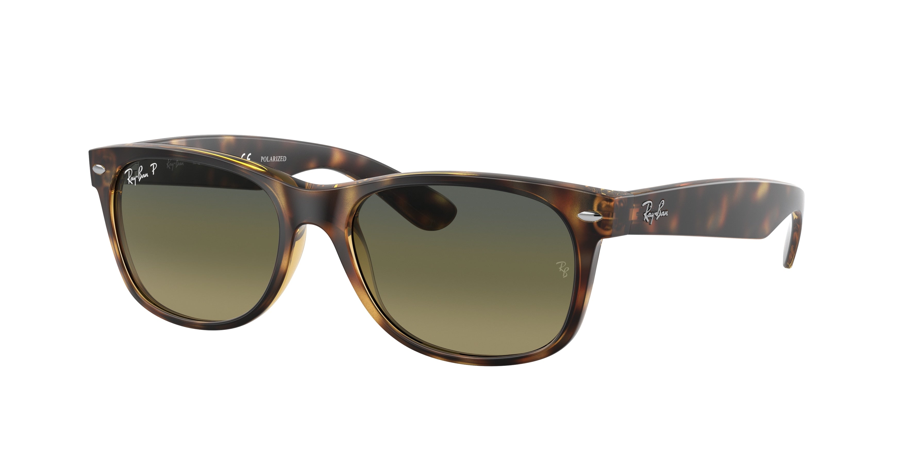 Ray-Ban NEW WAYFARER RB2132 Square Sunglasses  894/76-Havana 55-145-18 - Color Map Tortoise