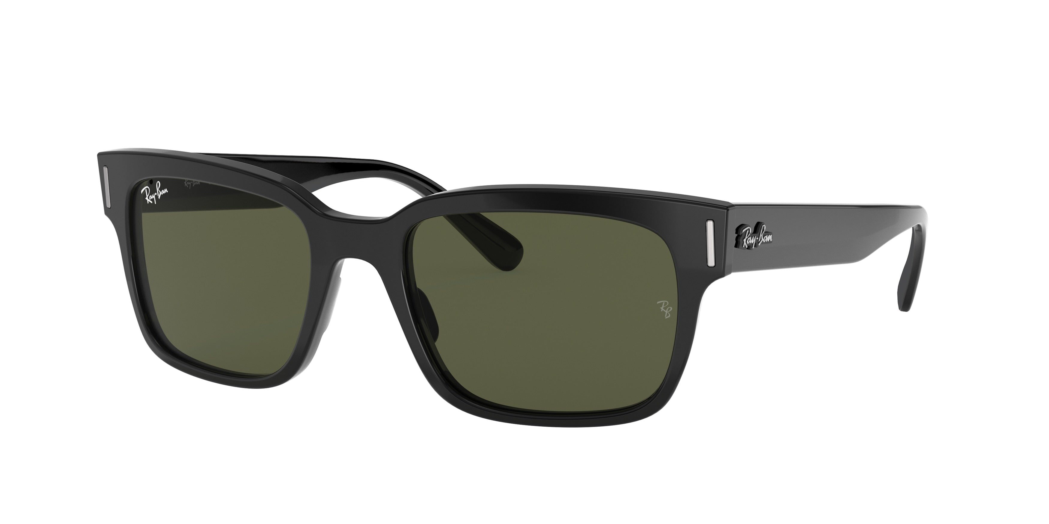 Ray-Ban JEFFREY RB2190 Square Sunglasses  901/31-Black 55-145-20 - Color Map Black