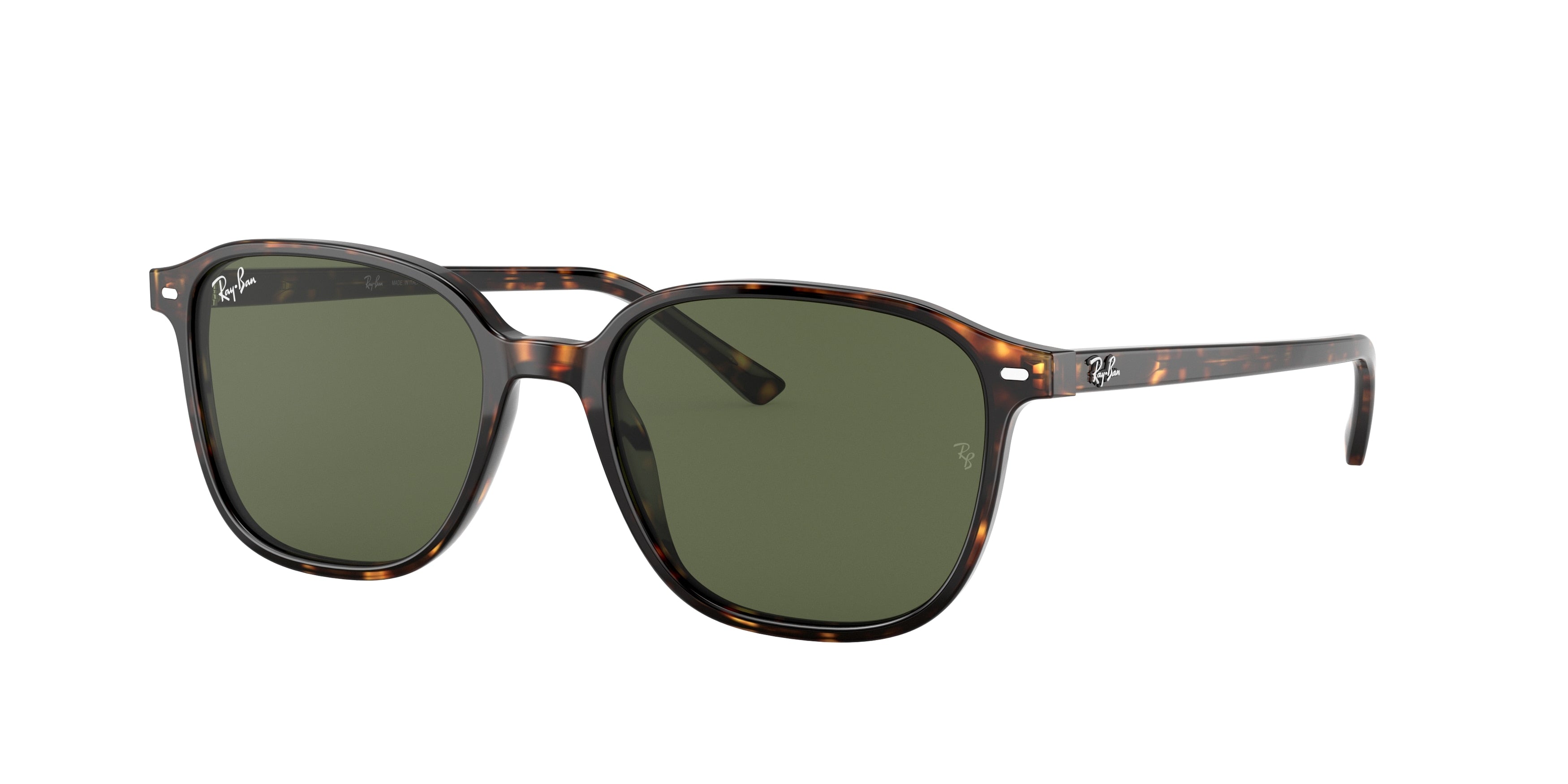 Ray-Ban LEONARD RB2193 Square Sunglasses  902/31-Tortoise 53-145-18 - Color Map Tortoise