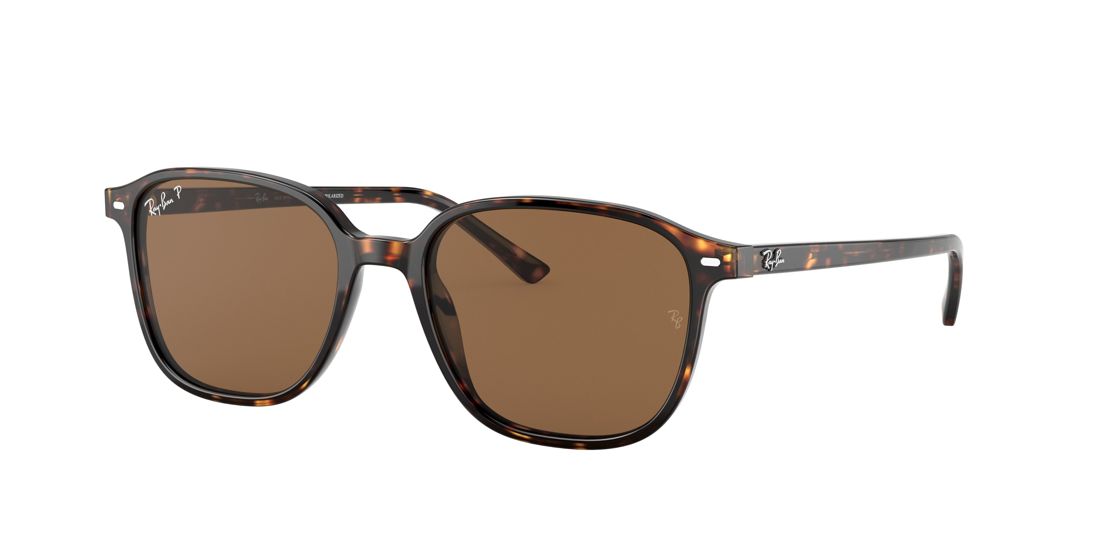 Ray-Ban LEONARD RB2193 Square Sunglasses  902/57-Tortoise 53-145-18 - Color Map Tortoise