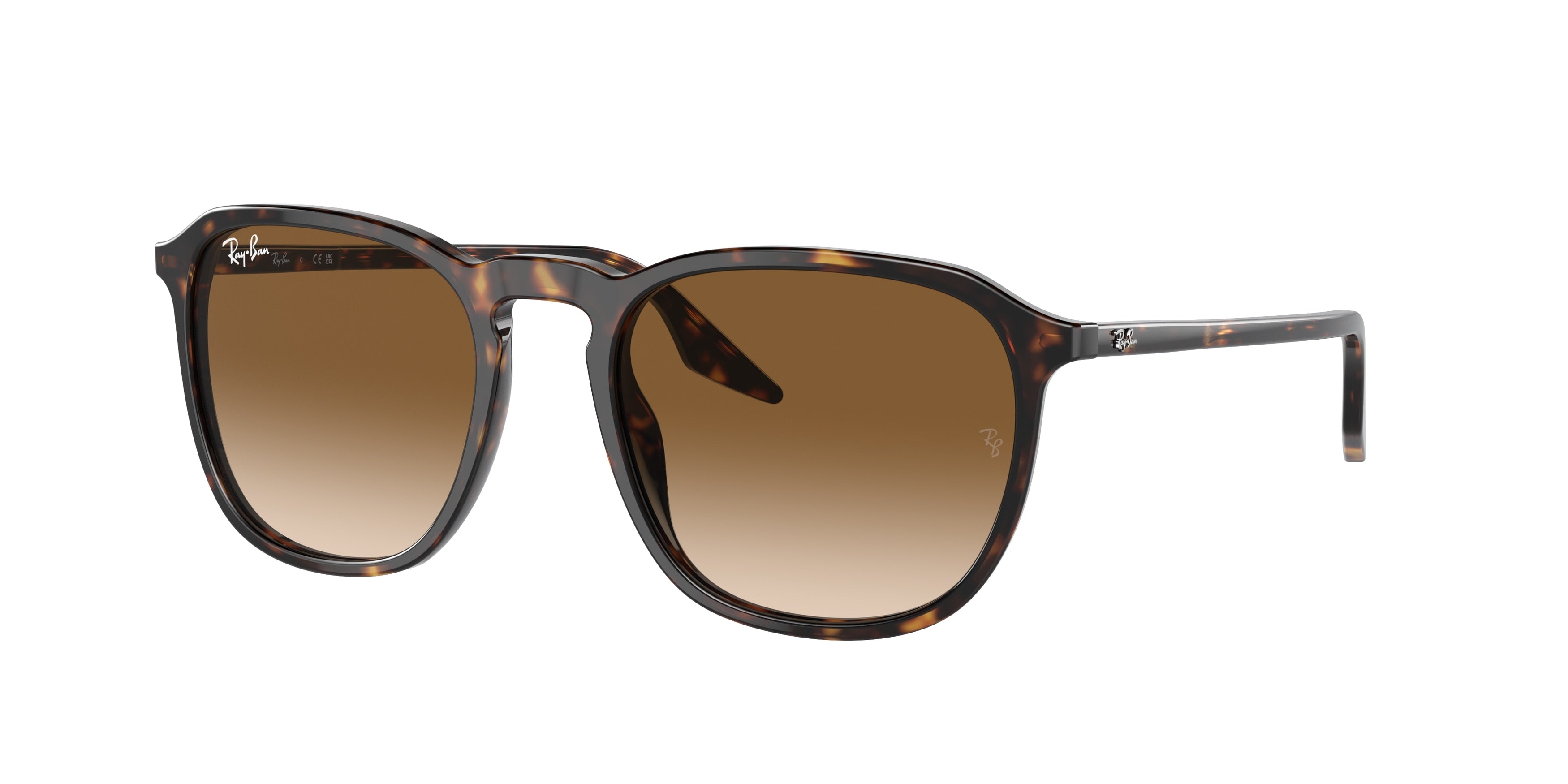 Ray-Ban RB2203 Square Sunglasses  902/51-Havana 55-145-20 - Color Map Tortoise