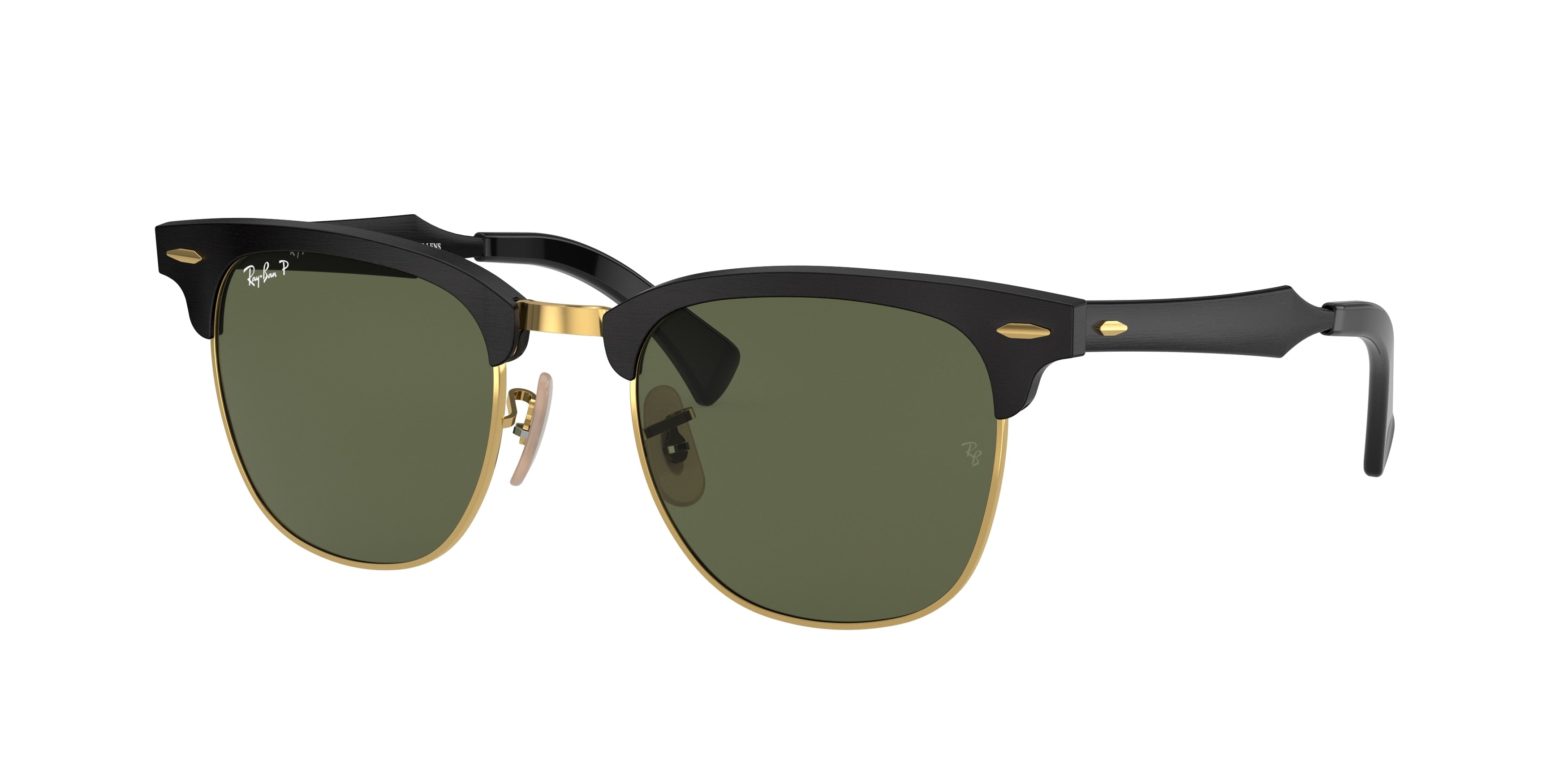 Ray-Ban CLUBMASTER ALUMINUM RB3507 Square Sunglasses