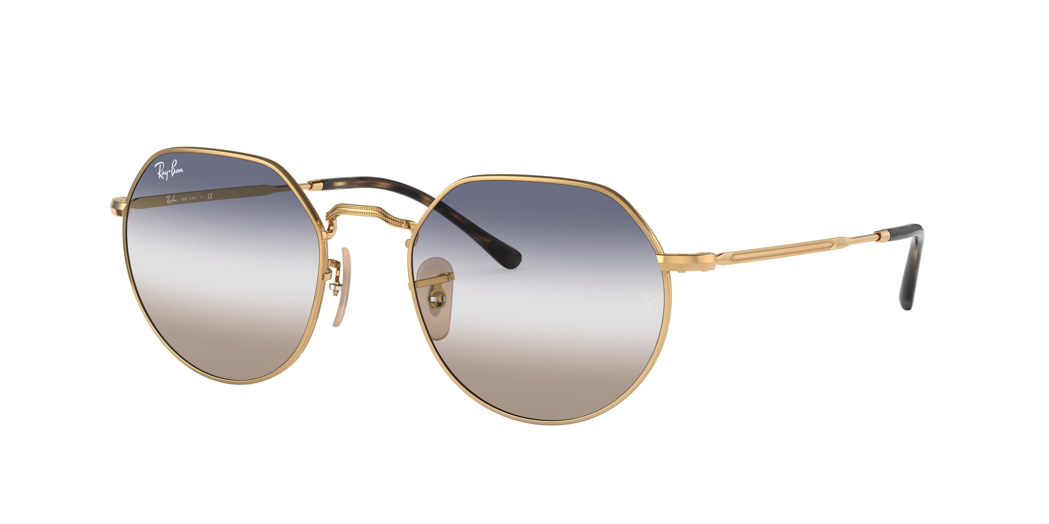 Ray-Ban JACK RB3565 Irregular Sunglasses  001/GD-Arista Gold 53-145-20 - Color Map Gold