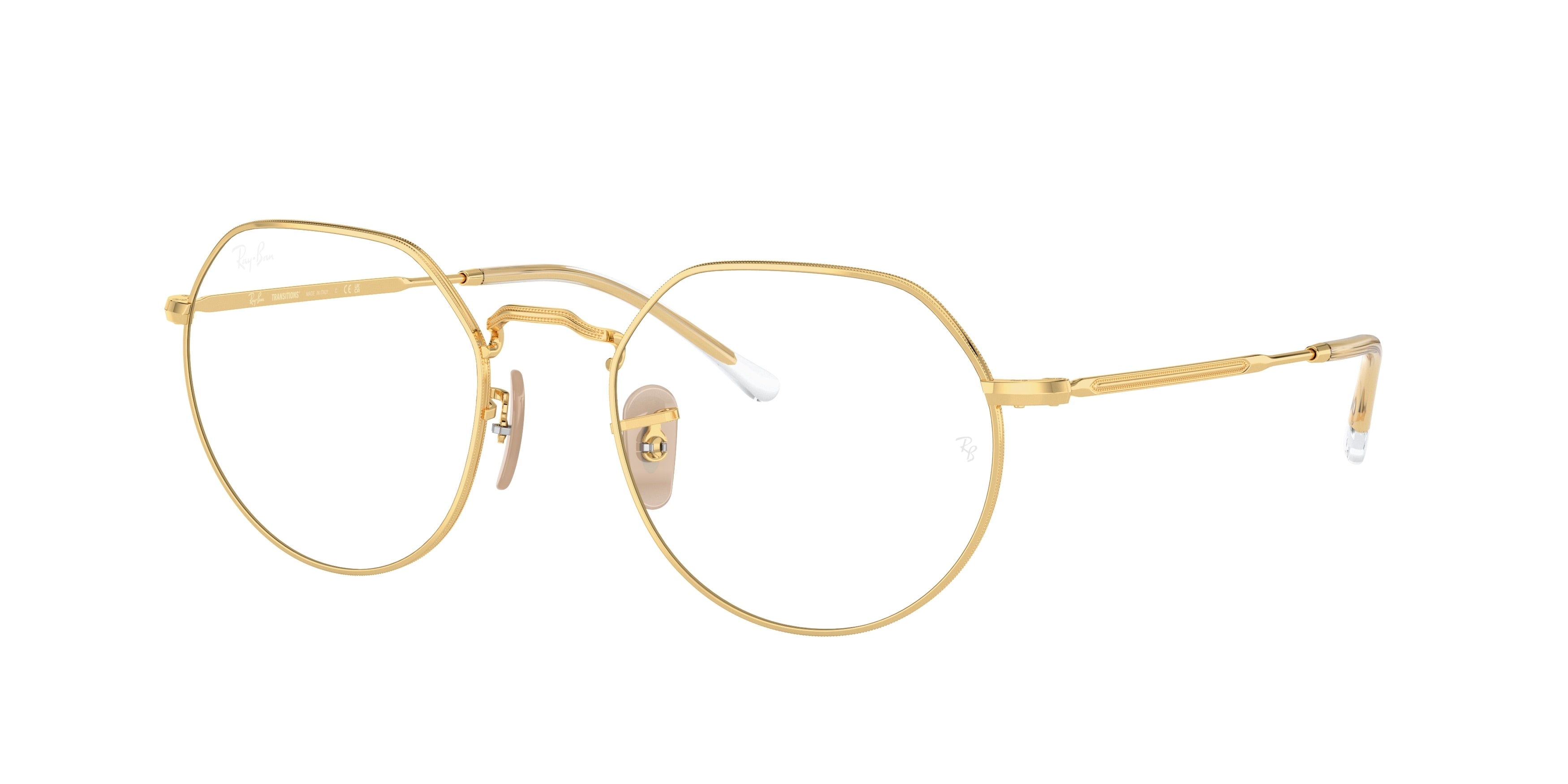 Ray-Ban JACK RB3565 Irregular Sunglasses  001/GG-Arista Gold 53-145-20 - Color Map Gold