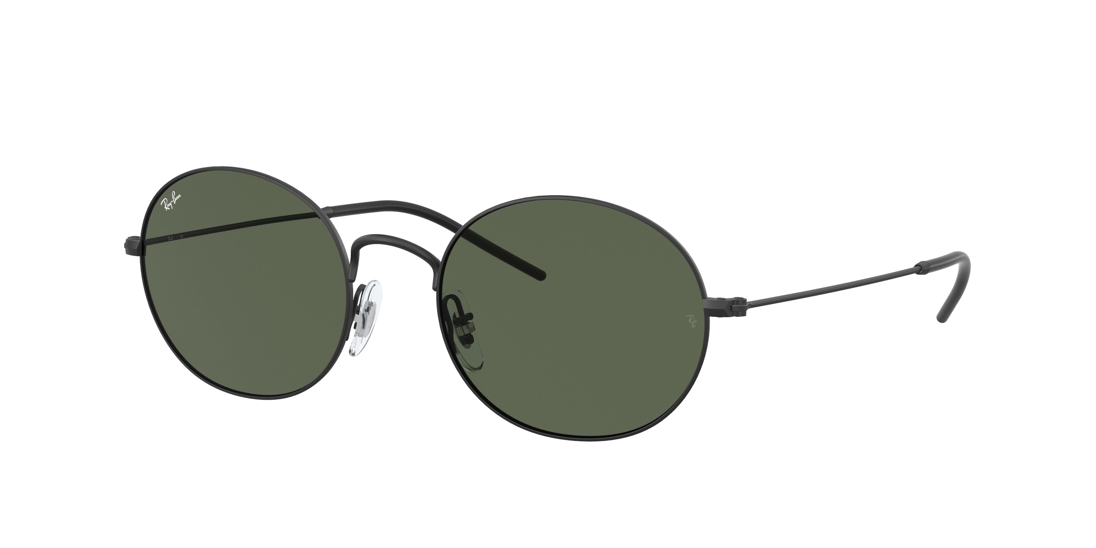 Ray-Ban BEAT RB3594 Oval Sunglasses  901471-Black 53-145-20 - Color Map Black