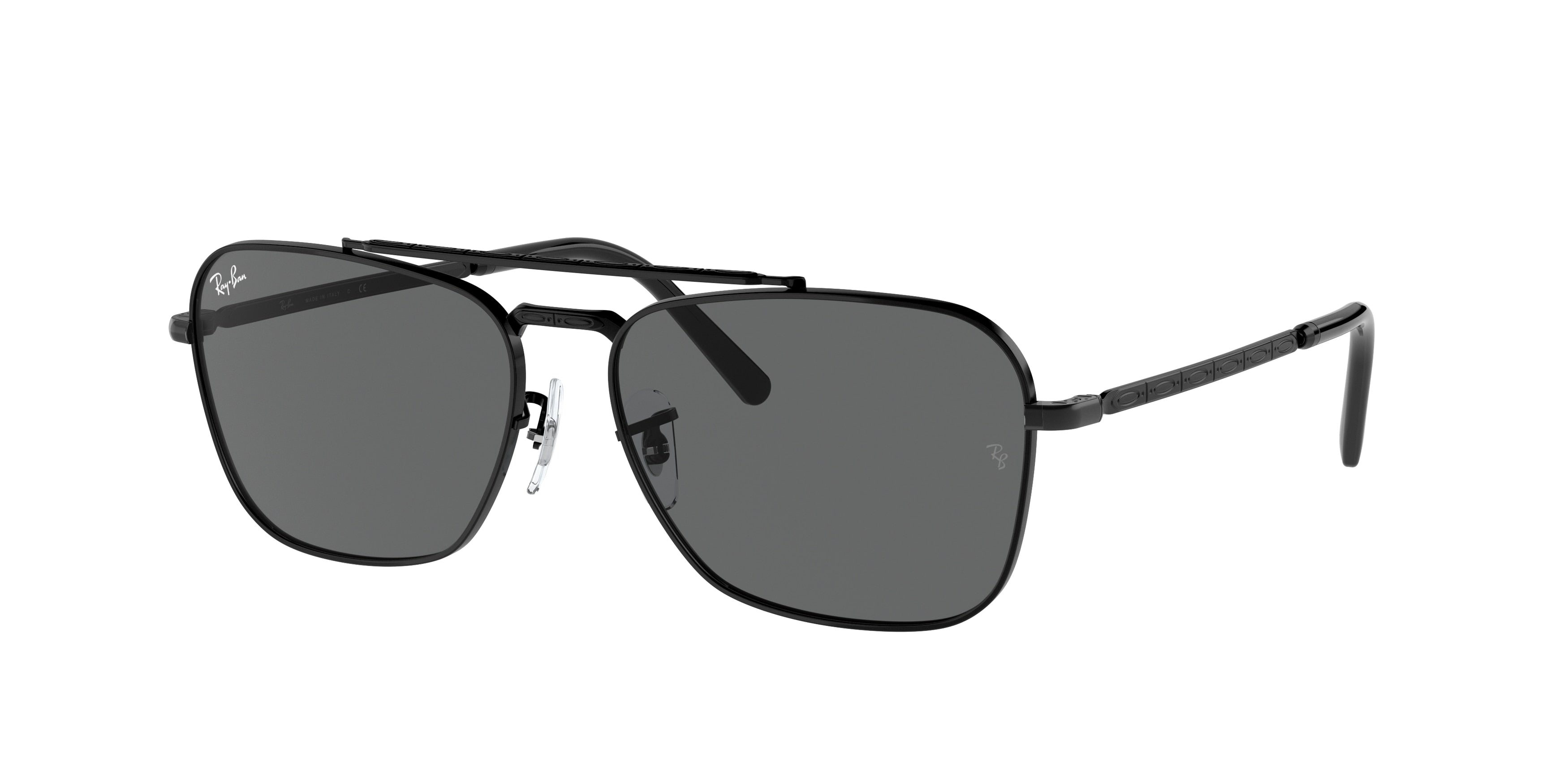 Ray-Ban NEW CARAVAN RB3636 Square Sunglasses  002/B1-Black 58-140-15 - Color Map Black