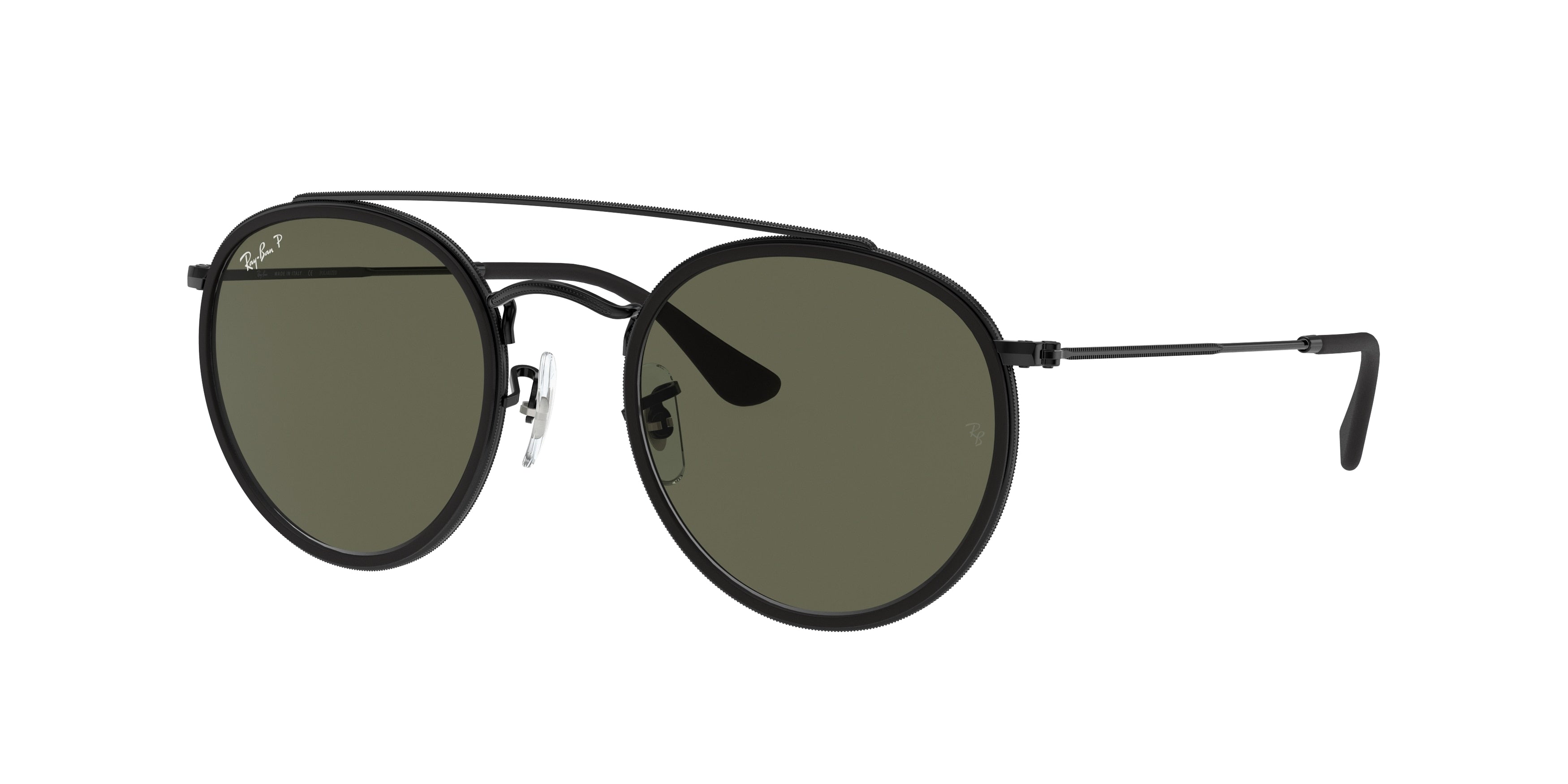 Ray-Ban RB3647N Round Sunglasses  002/58-Black 51-145-22 - Color Map Black