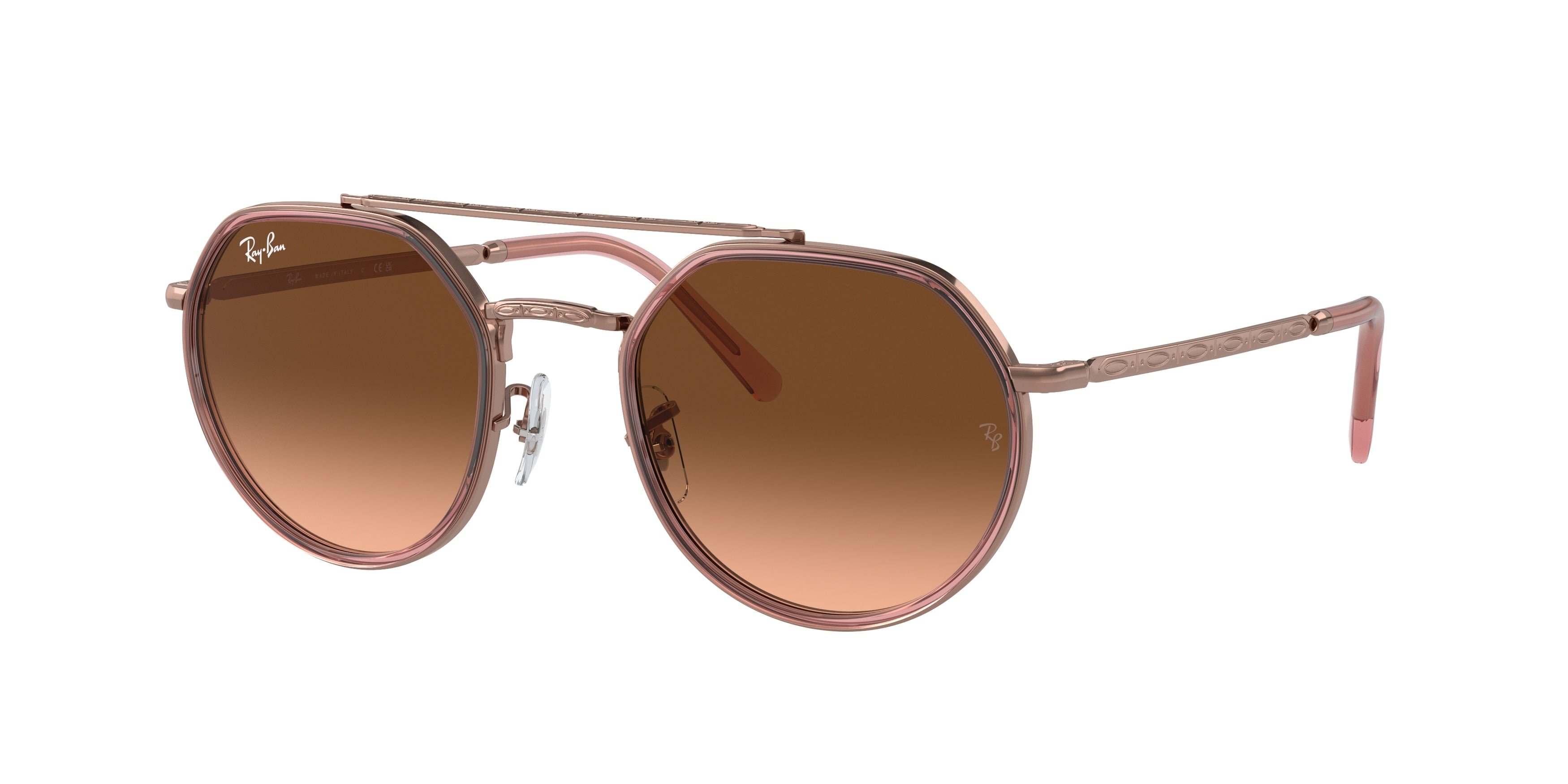 Ray-Ban RB3765 Irregular Sunglasses  9069A5-Copper 53-145-22 - Color Map Copper