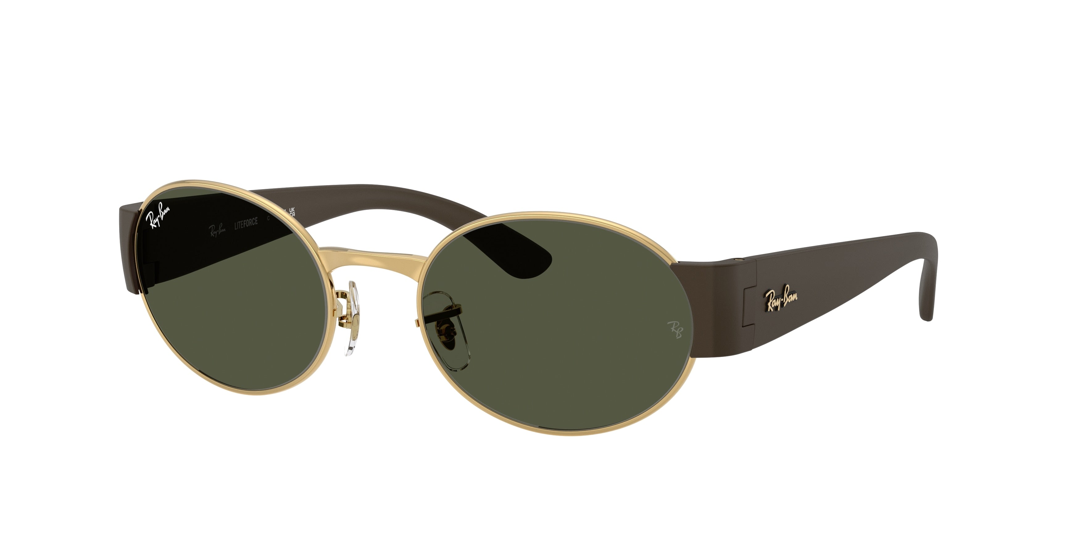 Ray-Ban RB3770 Oval Sunglasses  001/31-Gold 54-140-20 - Color Map Gold