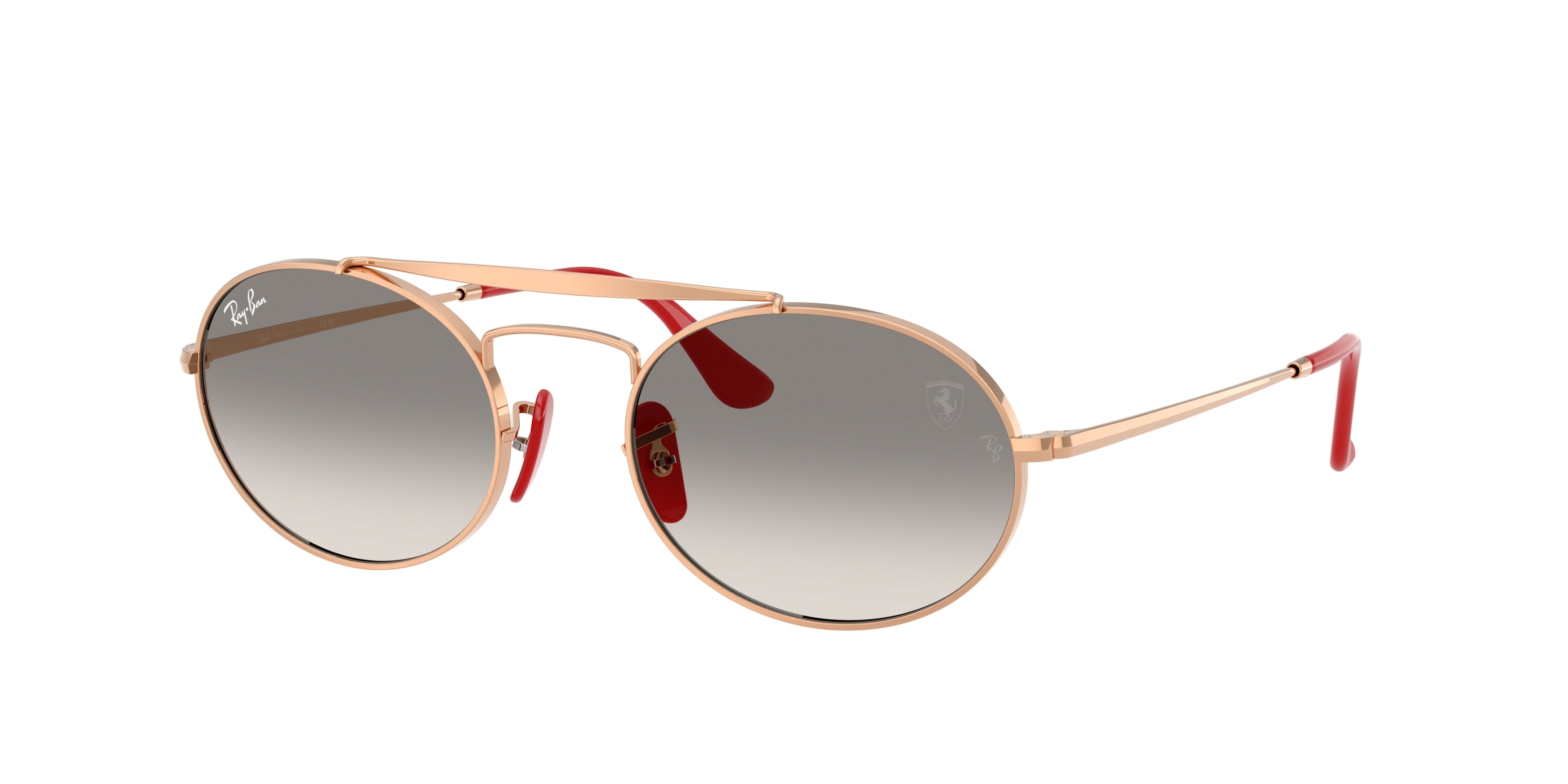 Ray-Ban RB3775M Oval Sunglasses  F13532-Rose Gold 54-140-20 - Color Map Gold