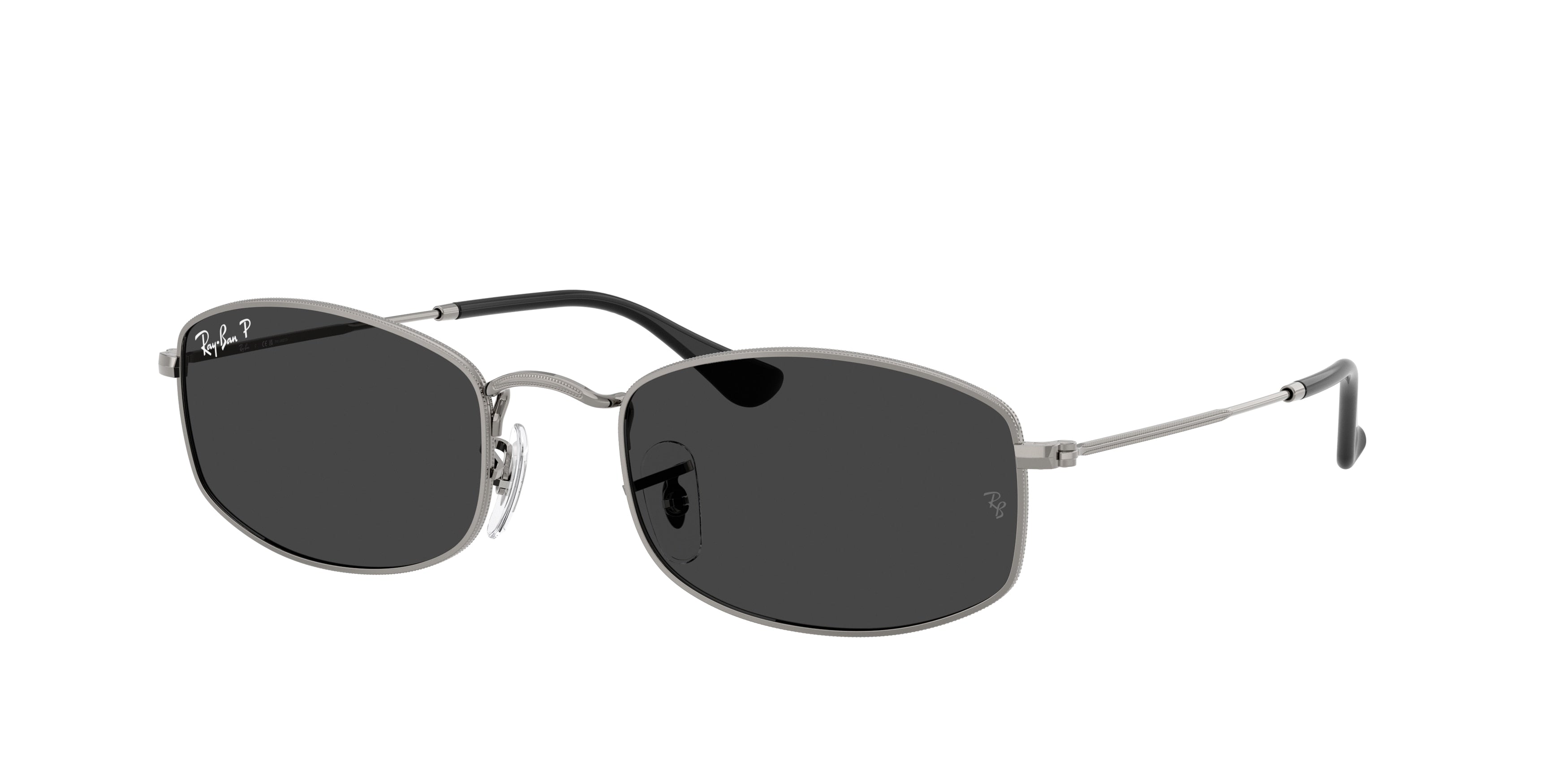 Ray-Ban RB3832 Irregular Sunglasses  004/48-Gunmetal 55-145-21 - Color Map Grey