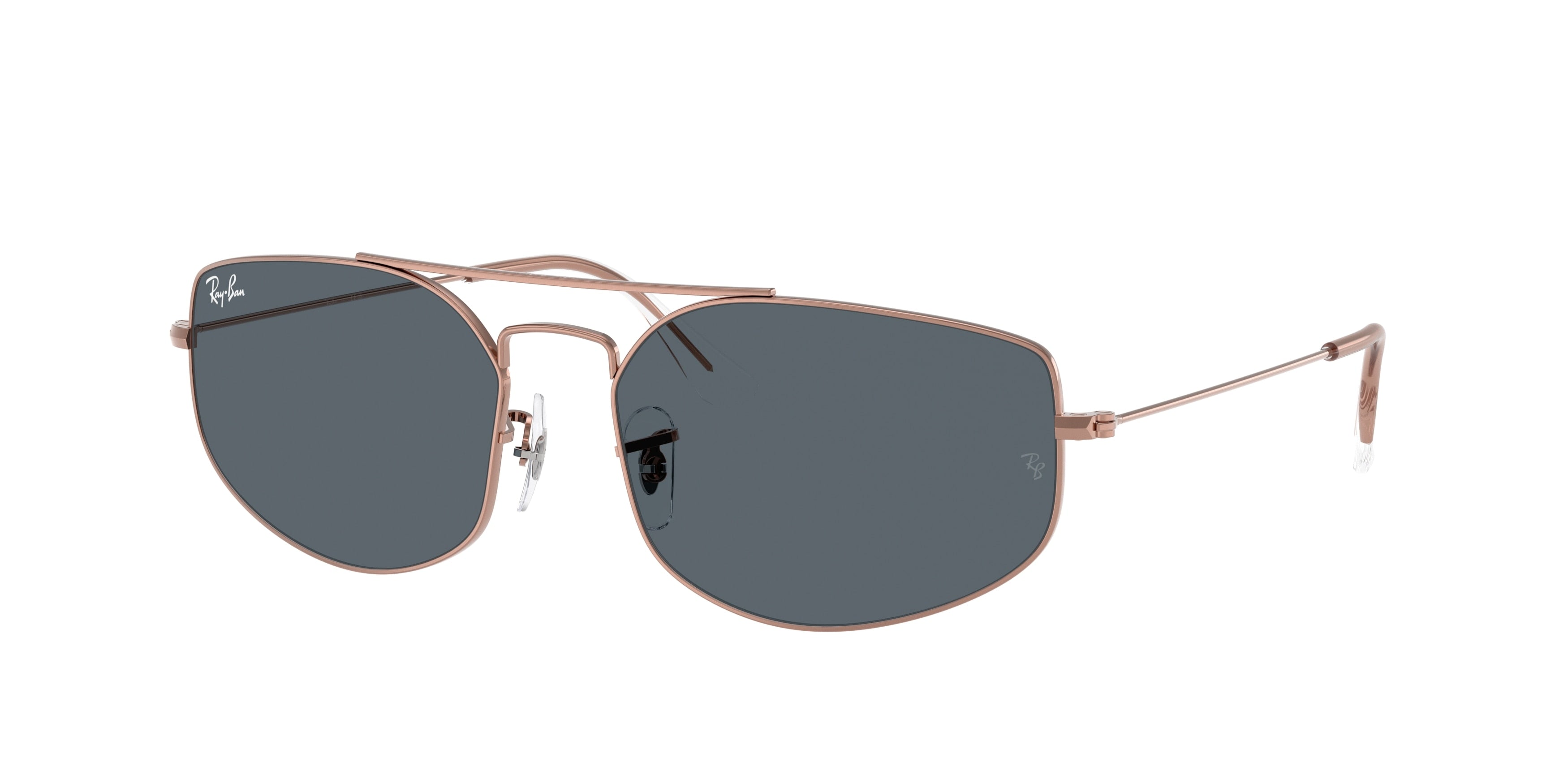 Ray-Ban EXPLORER 5 RB3845 Irregular Sunglasses  9035R5-Copper 60-140-17 - Color Map Copper