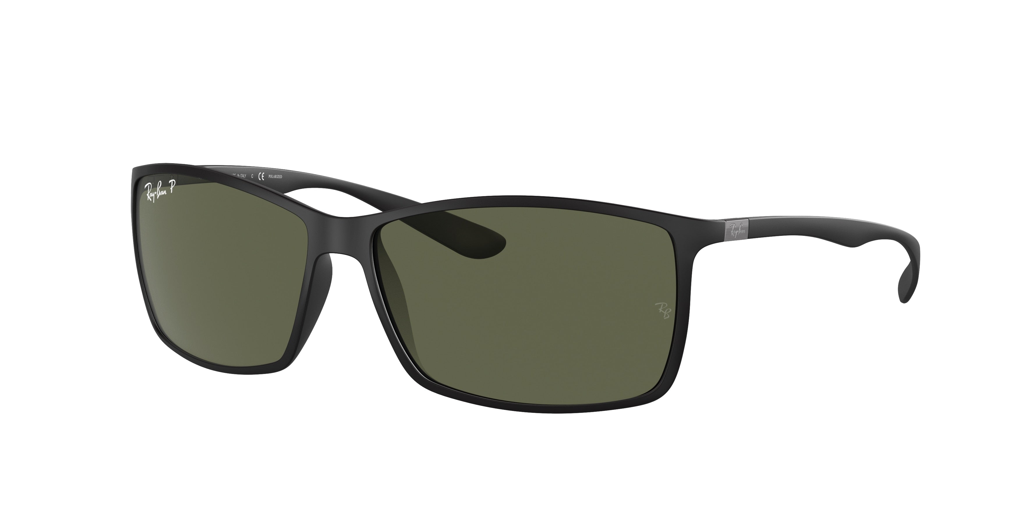 Ray-Ban LITEFORCE RB4179 Square Sunglasses  601S9A-Black 61-140-13 - Color Map Black