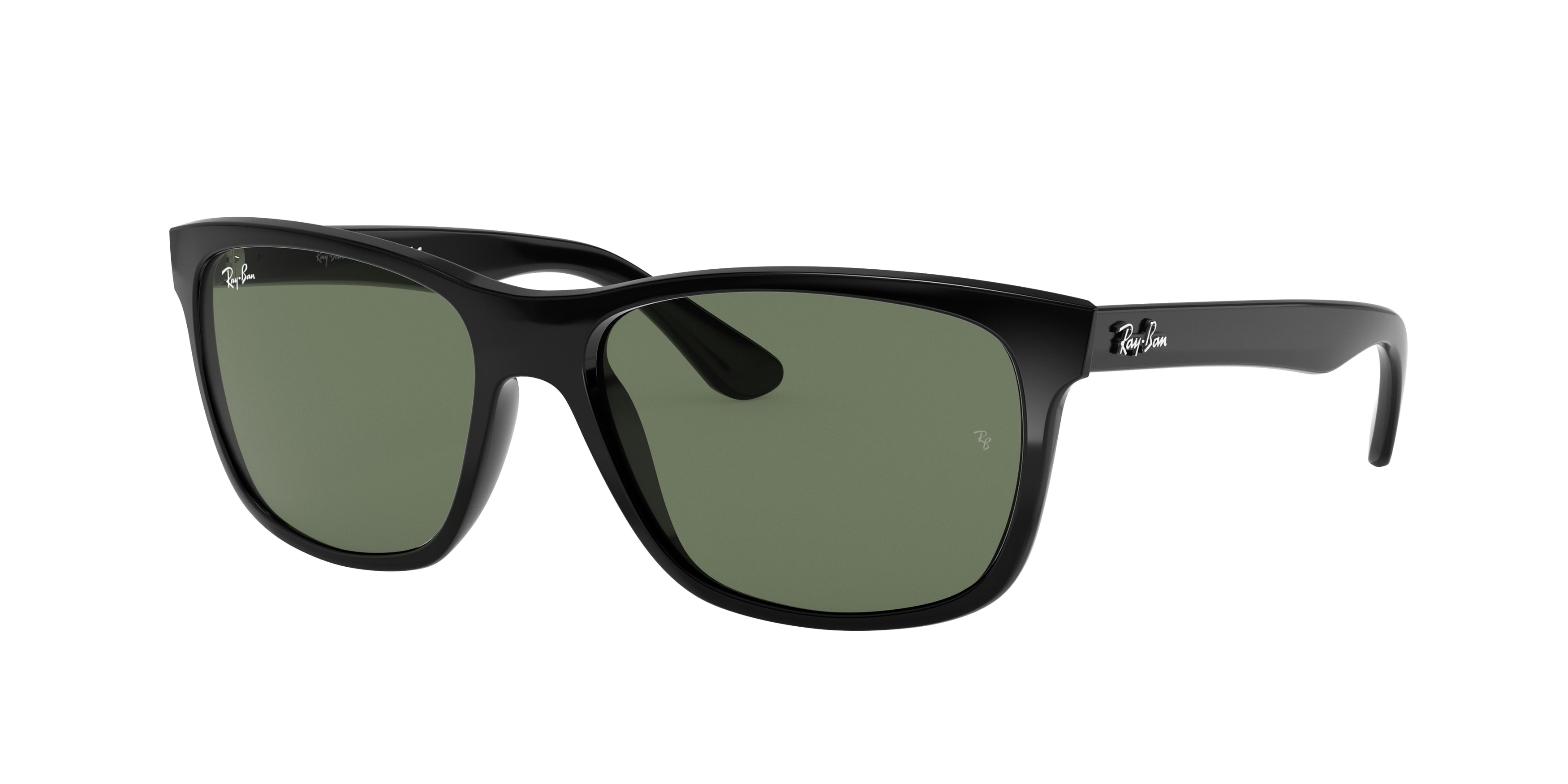 Ray-Ban RB4181 Square Sunglasses  601-Black 57-145-16 - Color Map Black