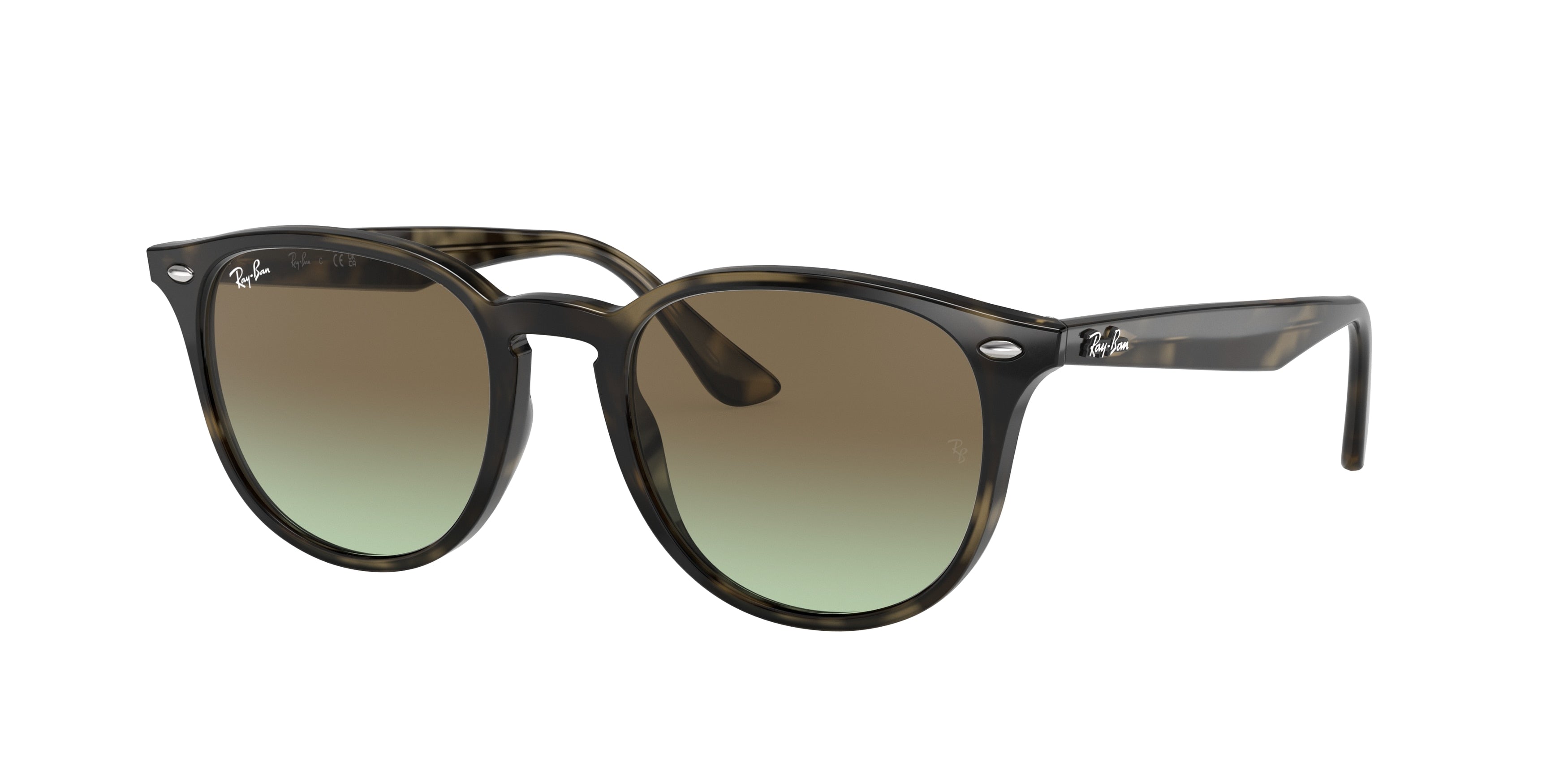 Ray-Ban RB4259 Phantos Sunglasses  731/E8-Grey Havana 51-145-20 - Color Map Tortoise