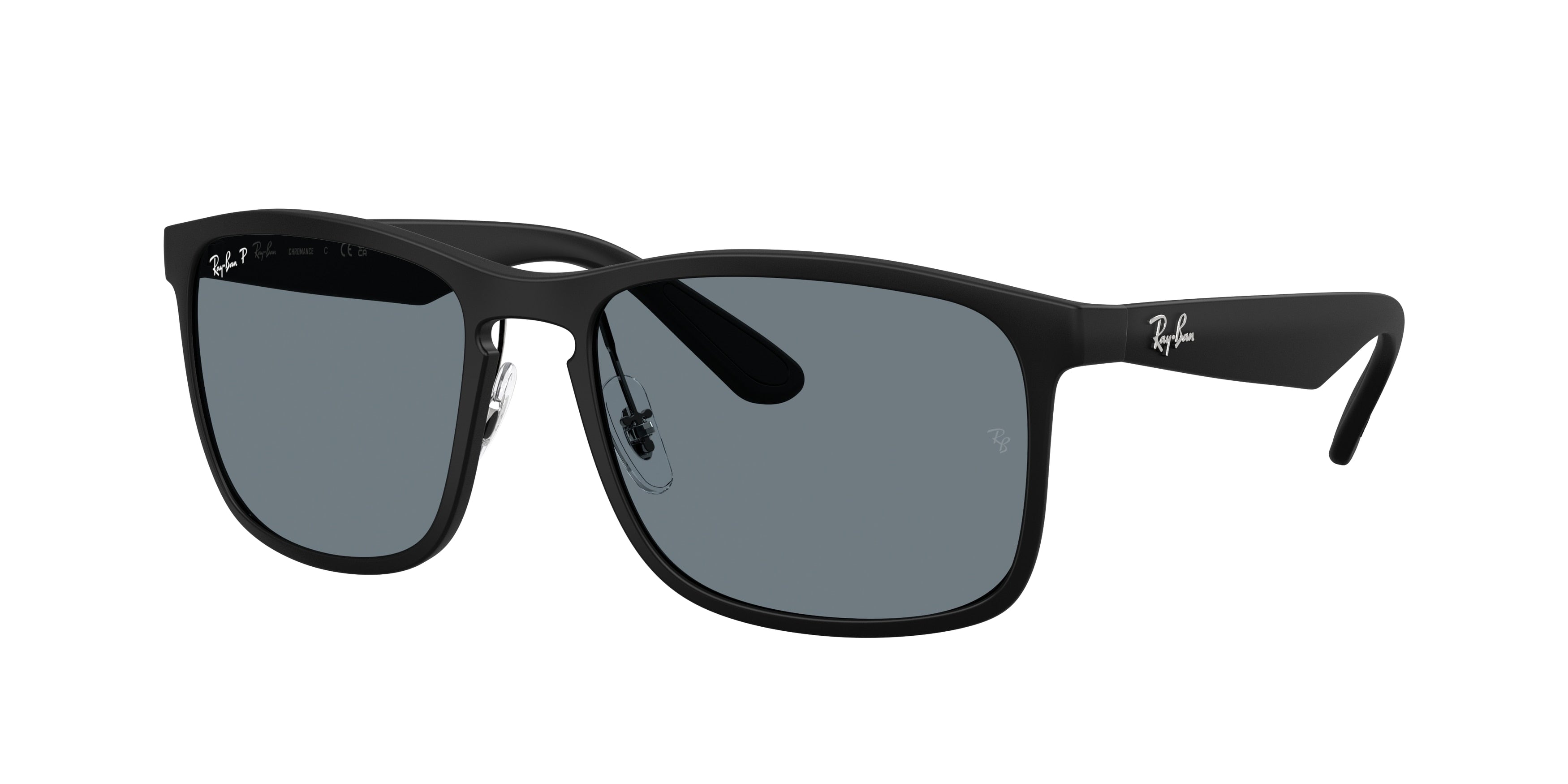 Ray-Ban RB4264 Square Sunglasses  601S80-Matte Black 58-145-18 - Color Map Black