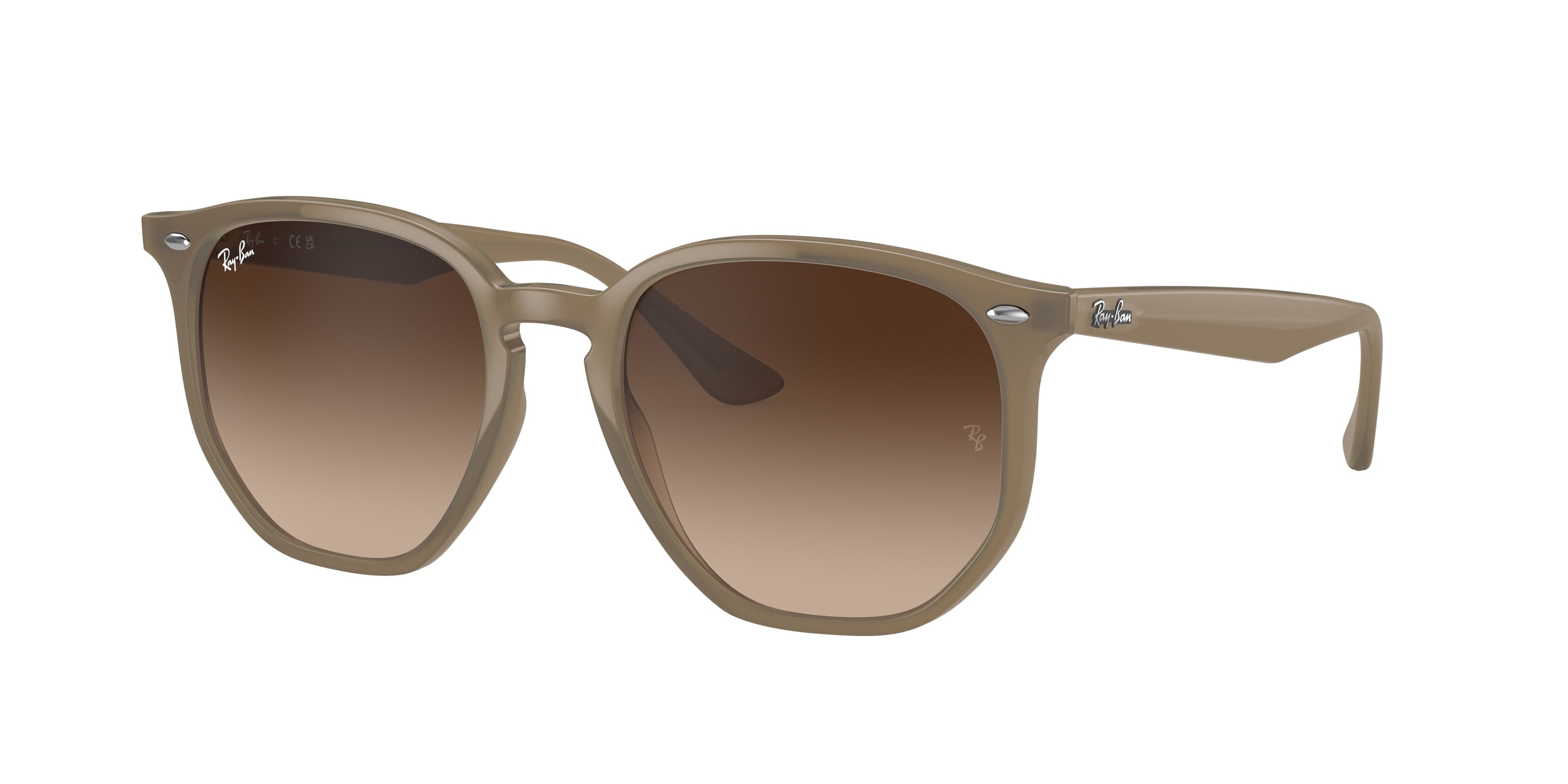 Ray-Ban RB4306 Irregular Sunglasses  616613-Beige 54-145-19 - Color Map Beige