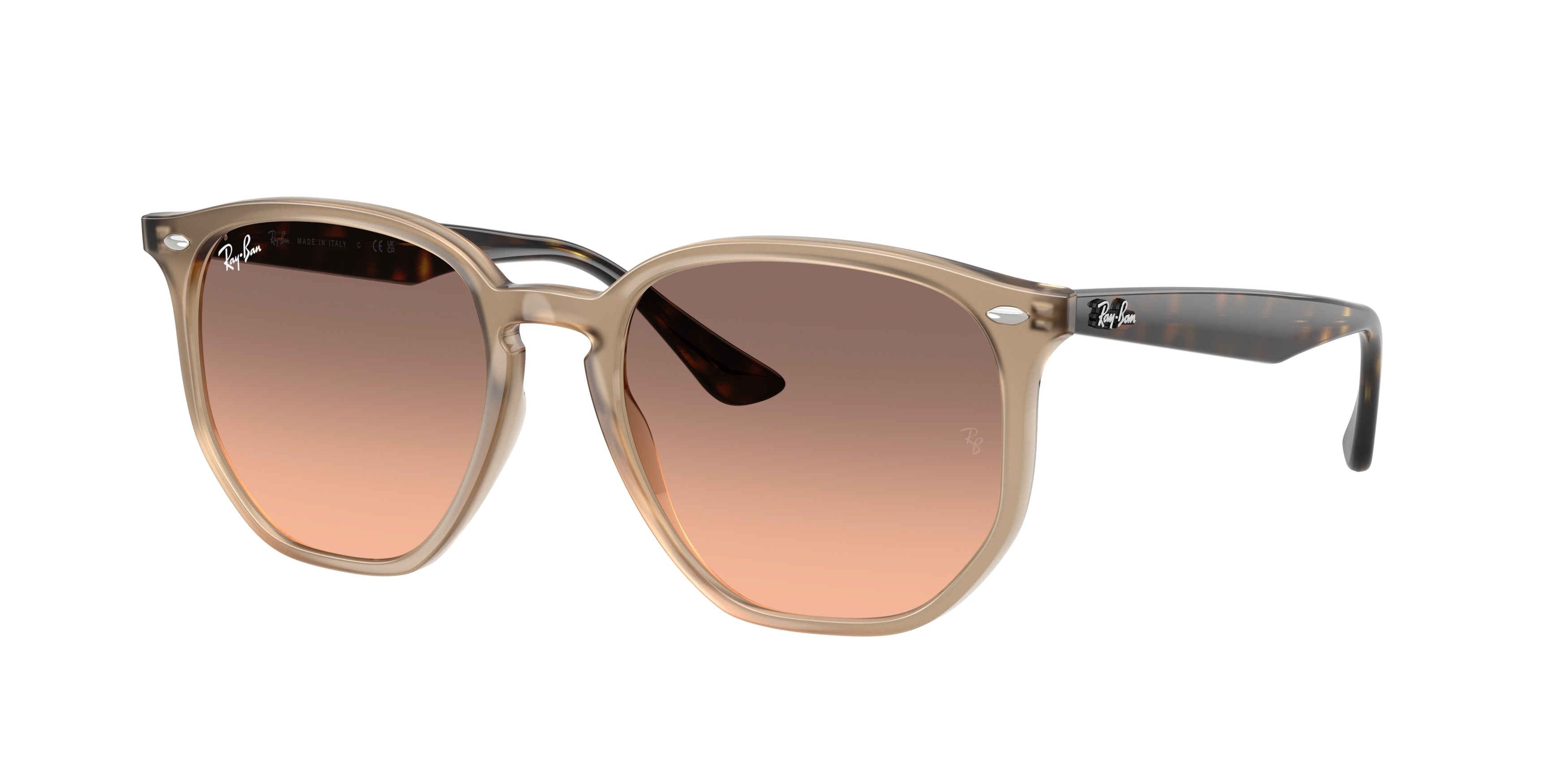 Ray-Ban RB4306 Irregular Sunglasses  678846-Turtledove 54-145-19 - Color Map Beige