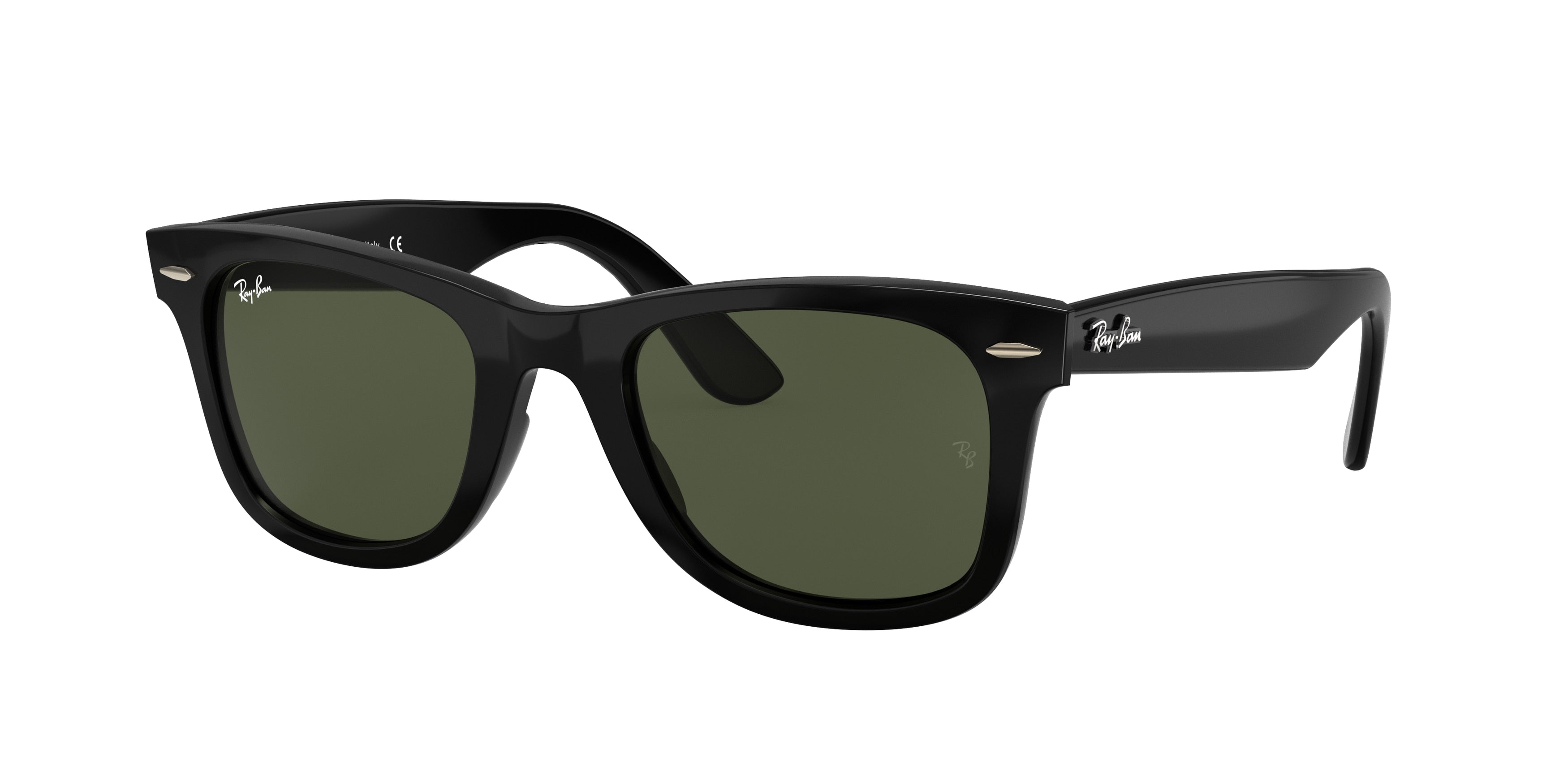 Ray-Ban WAYFARER EASE RB4340 Square Sunglasses  601-Black 50-150-22 - Color Map Black