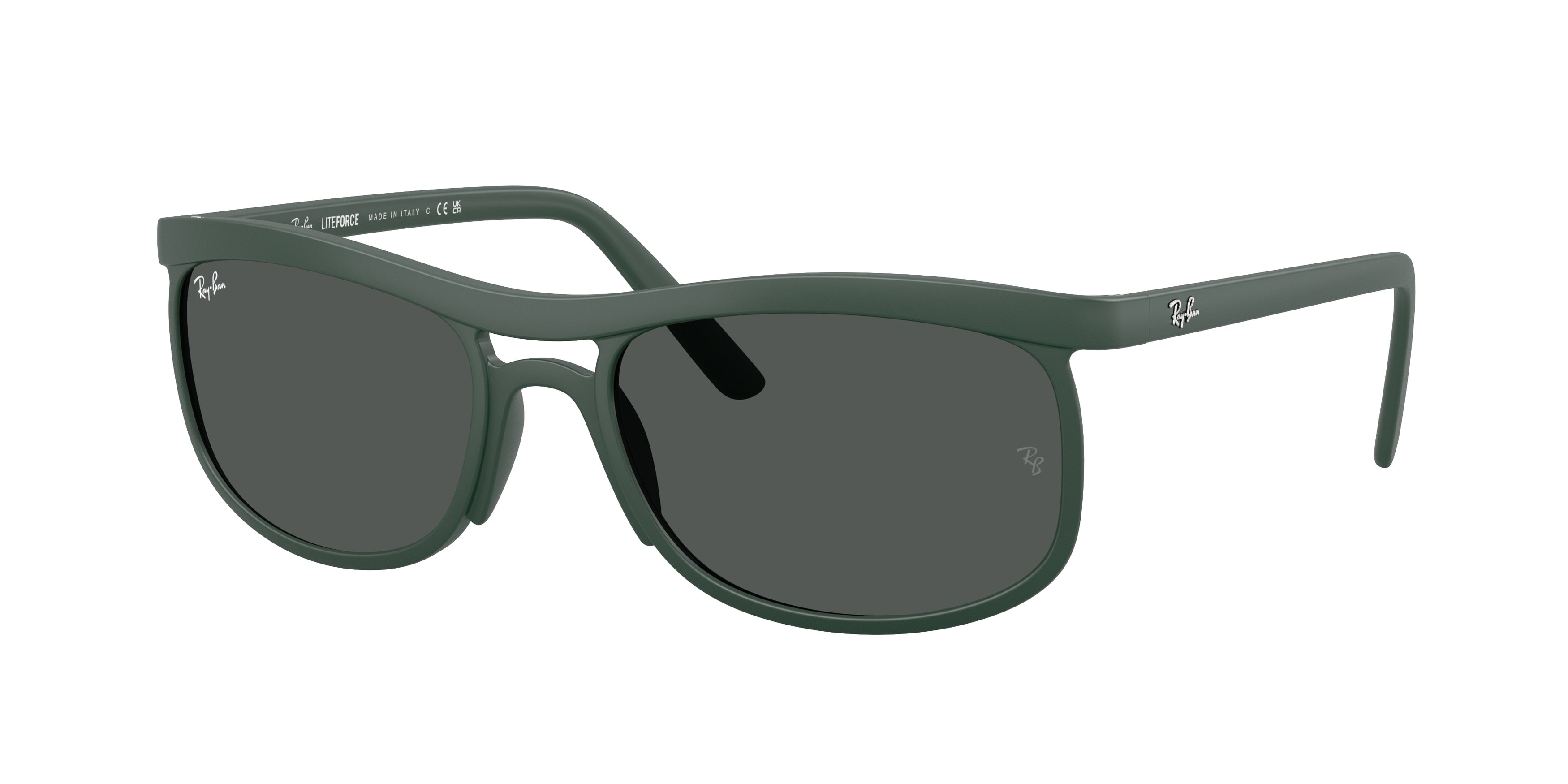 Ray-Ban RB4452 Square Sunglasses  601687-Sand Green 60-145-20 - Color Map Green