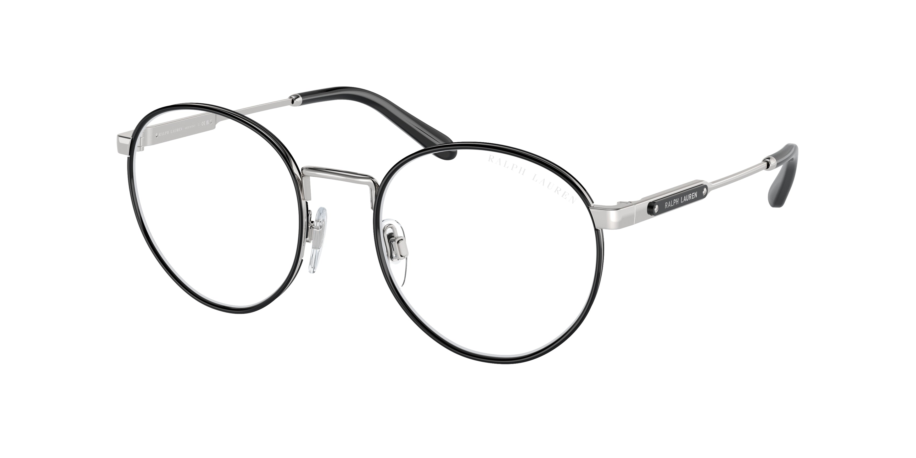 Ralph Lauren RL5124J Round Eyeglasses  9001-Black 52-145-20 - Color Map Black