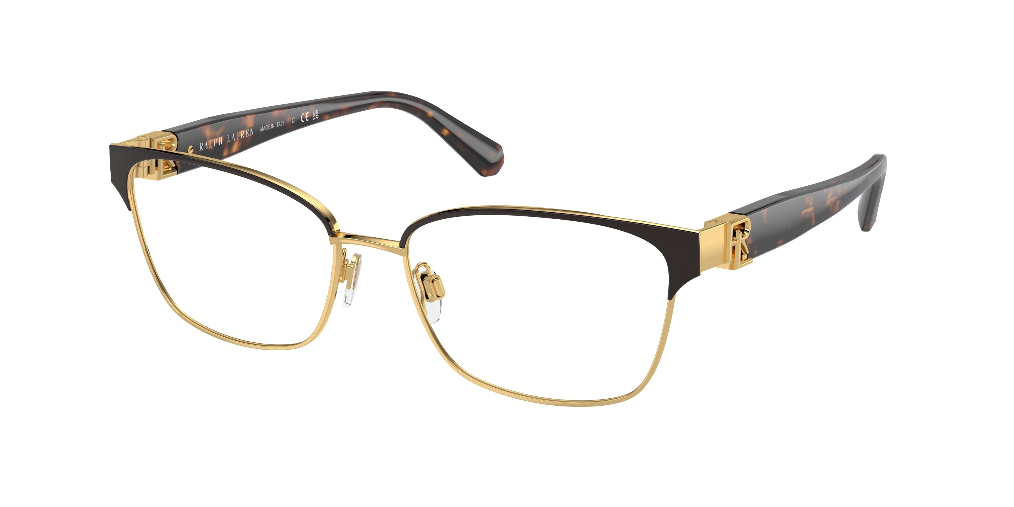 Ralph Lauren RL5125 Pillow Eyeglasses  9472-Gold/Brown 55-145-16 - Color Map Gold