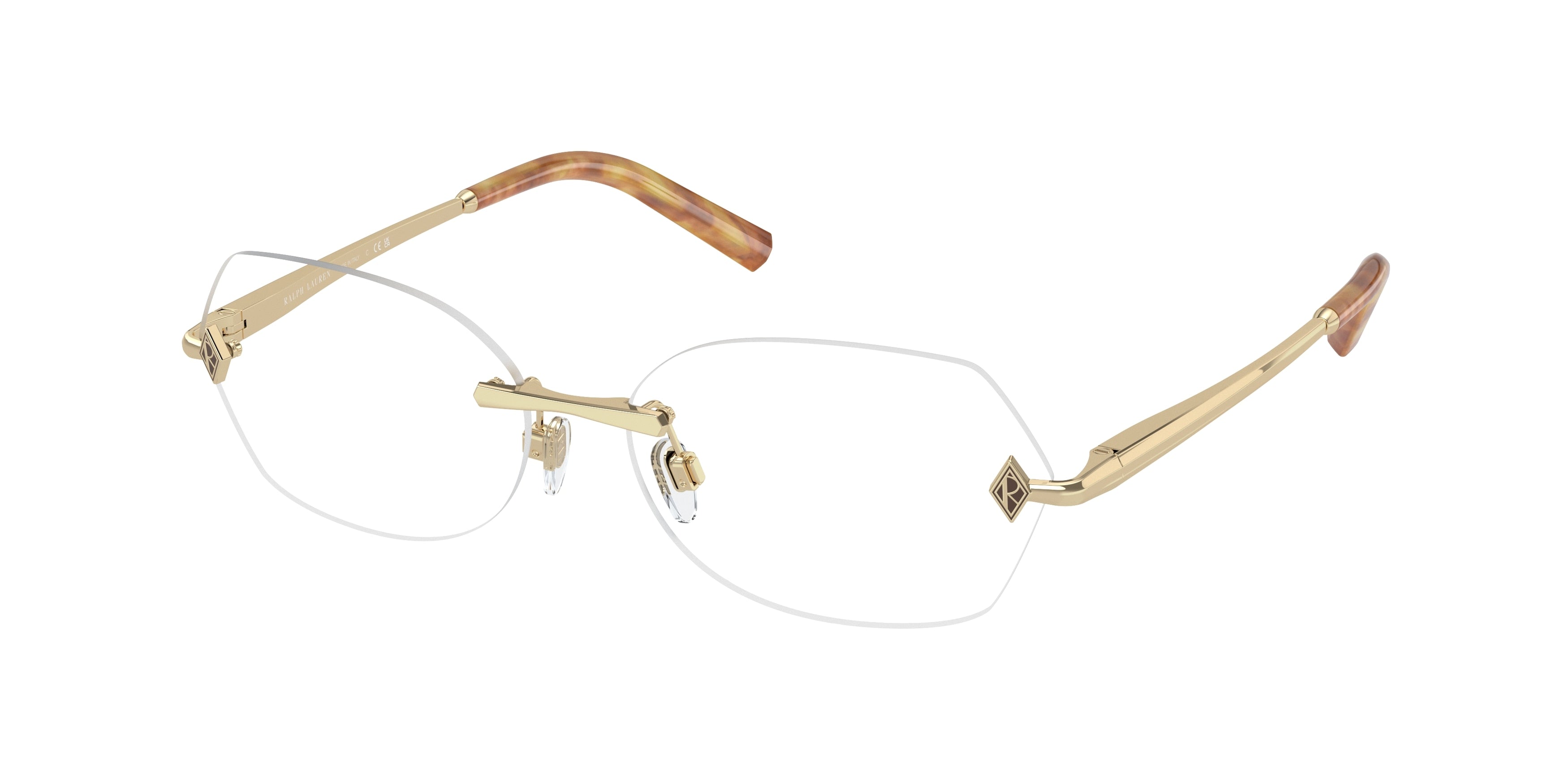 Ralph Lauren RL5126 Oval Eyeglasses  9116-Pale Gold 57-140-15 - Color Map Gold