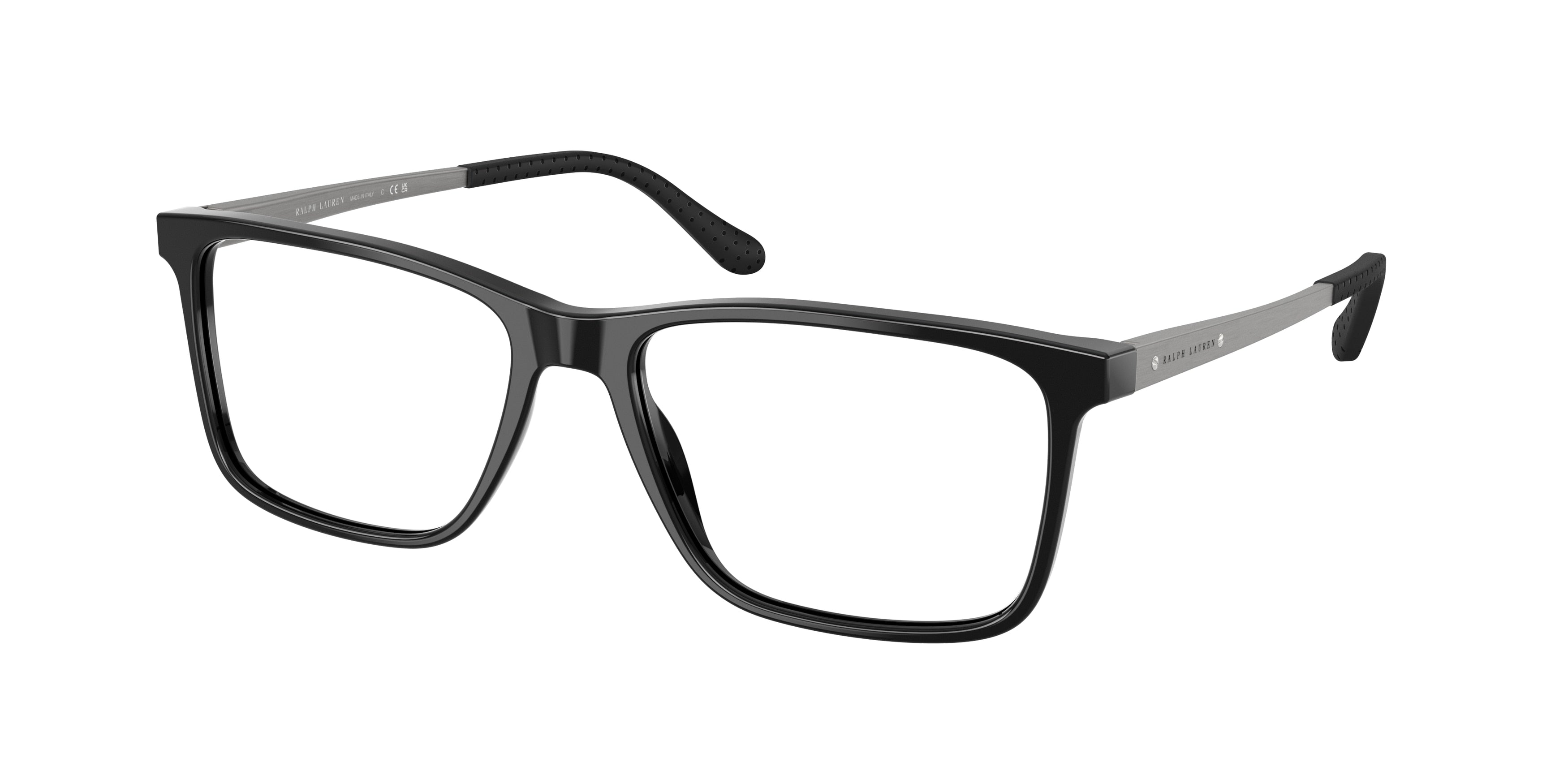 Ralph Lauren RL6133 Rectangle Eyeglasses  5001-Black 54-145-17 - Color Map Black