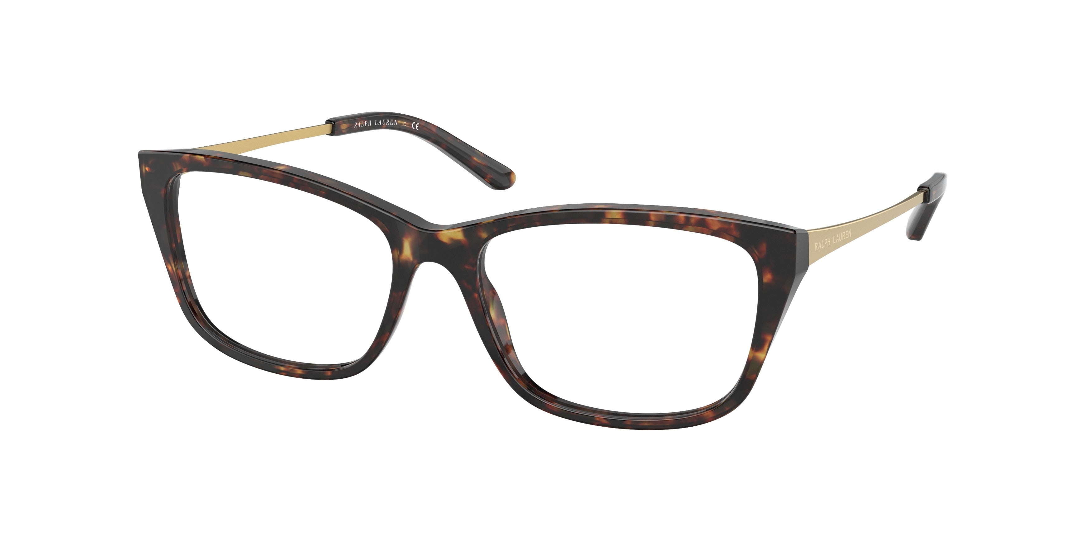 Ralph Lauren RL6206 Butterfly Eyeglasses  5134-Shiny Antique Tortoise 54-140-16 - Color Map Tortoise