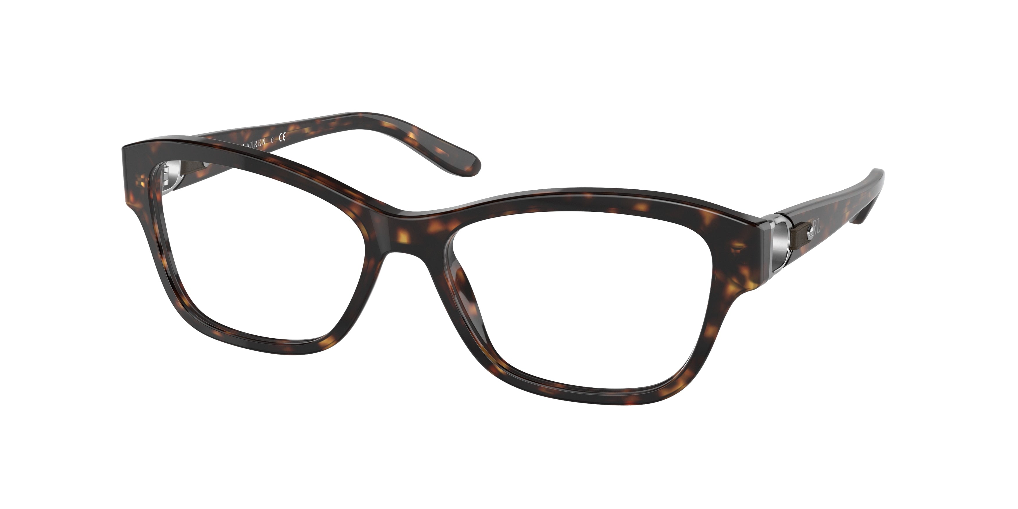 Ralph Lauren RL6210Q Butterfly Eyeglasses  5003-Shiny Dark Havana 55-140-16 - Color Map Tortoise