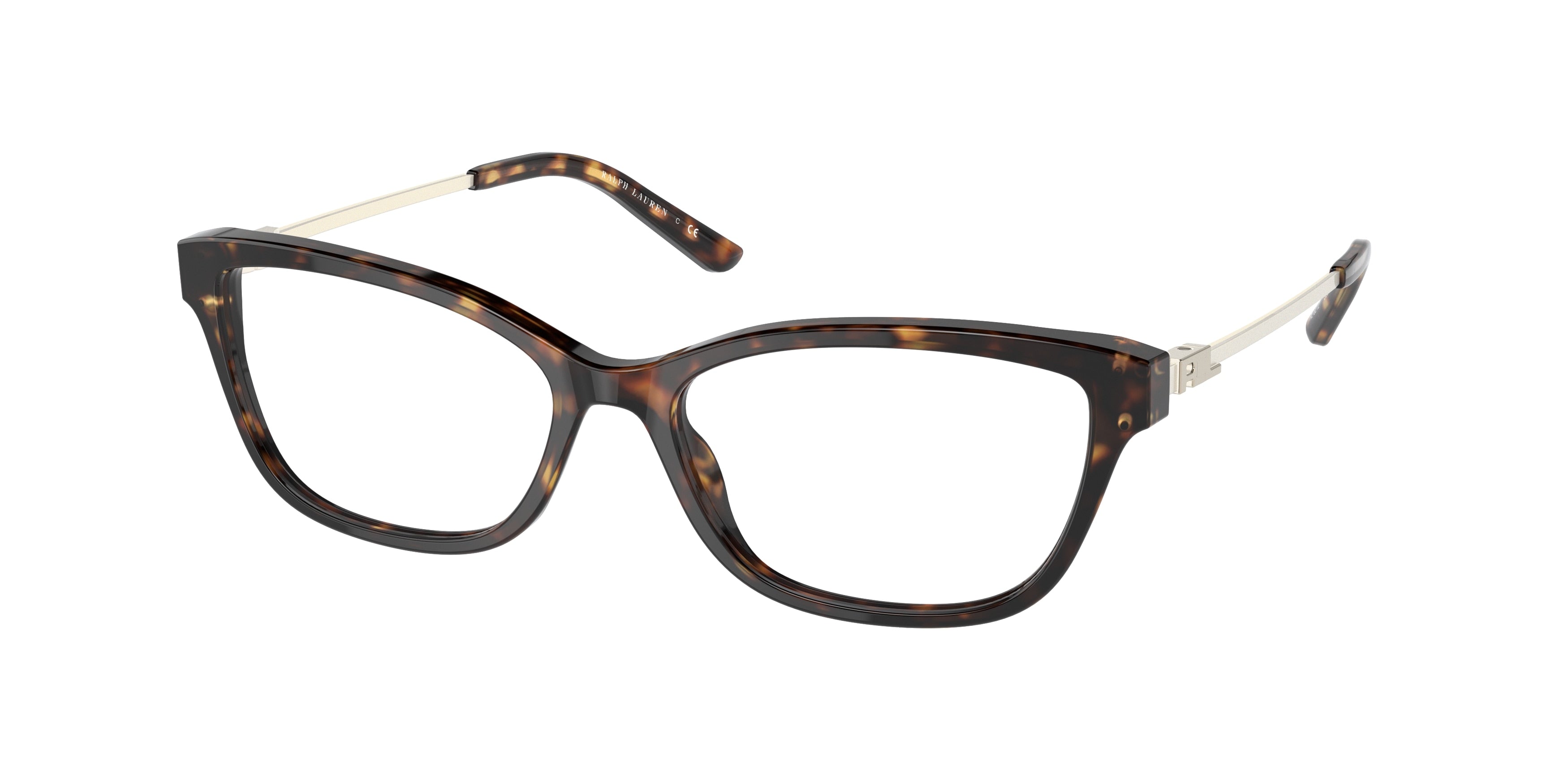 Ralph Lauren RL6212 Cat Eye Eyeglasses  5003-Shiny Dark Havana 53-135-16 - Color Map Tortoise
