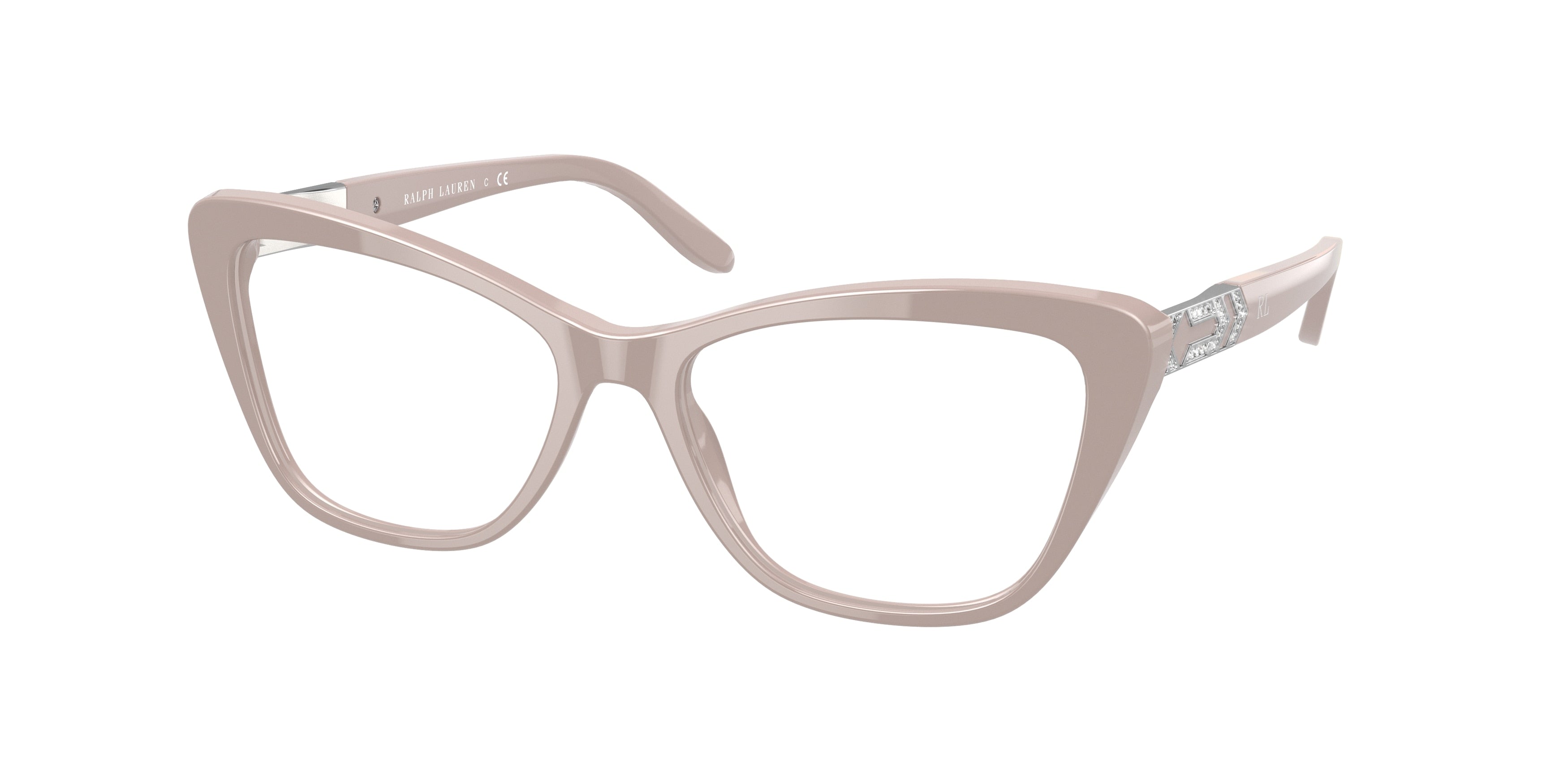 Ralph Lauren RL6217B Butterfly Eyeglasses  5996-Shiny Mauve 54-140-16 - Color Map Violet