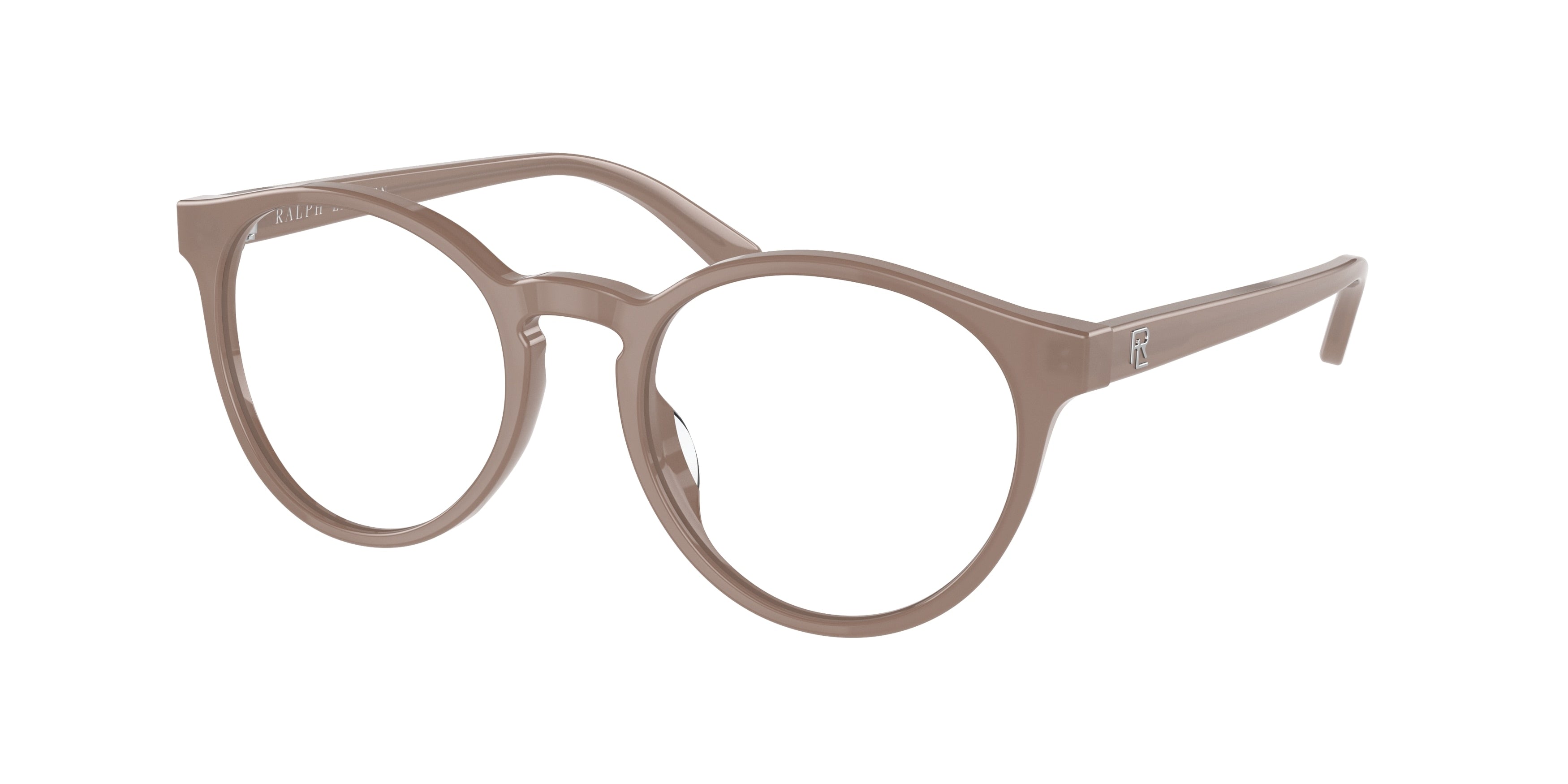 Ralph Lauren RL6221U Round Eyeglasses  5996-Shiny Opaline Mauve 51-140-19 - Color Map Pink