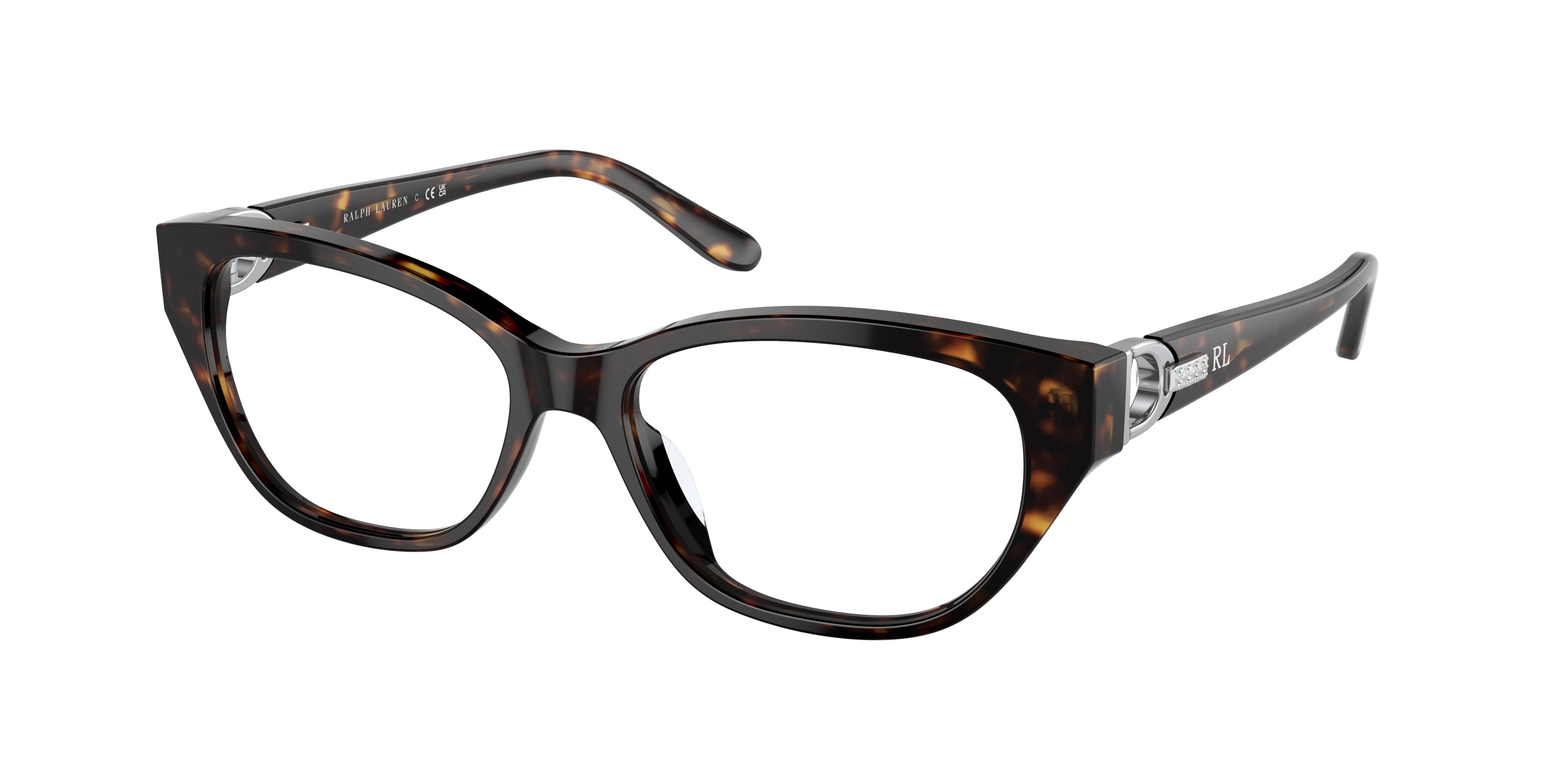 Ralph Lauren RL6227U Oval Eyeglasses  5003-Shiny Dark Havana 54-145-16 - Color Map Tortoise