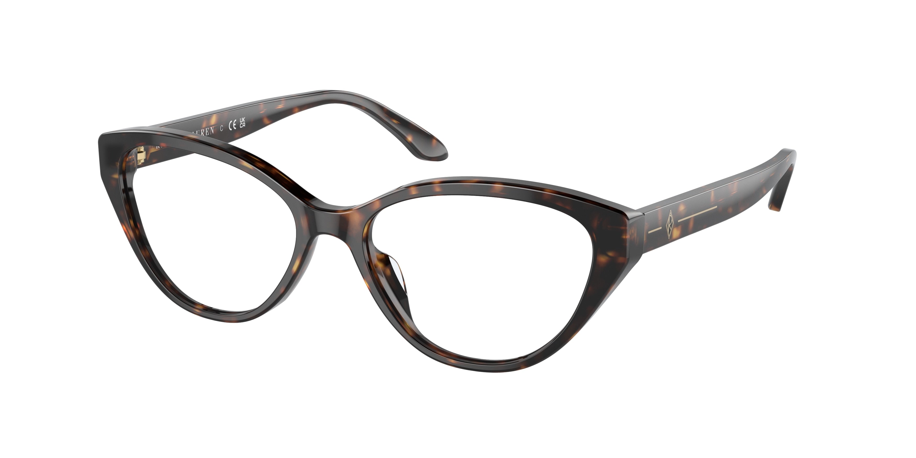 Ralph Lauren RL6228U Oval Eyeglasses  5003-Shiny Dark Havana 53-145-16 - Color Map Tortoise