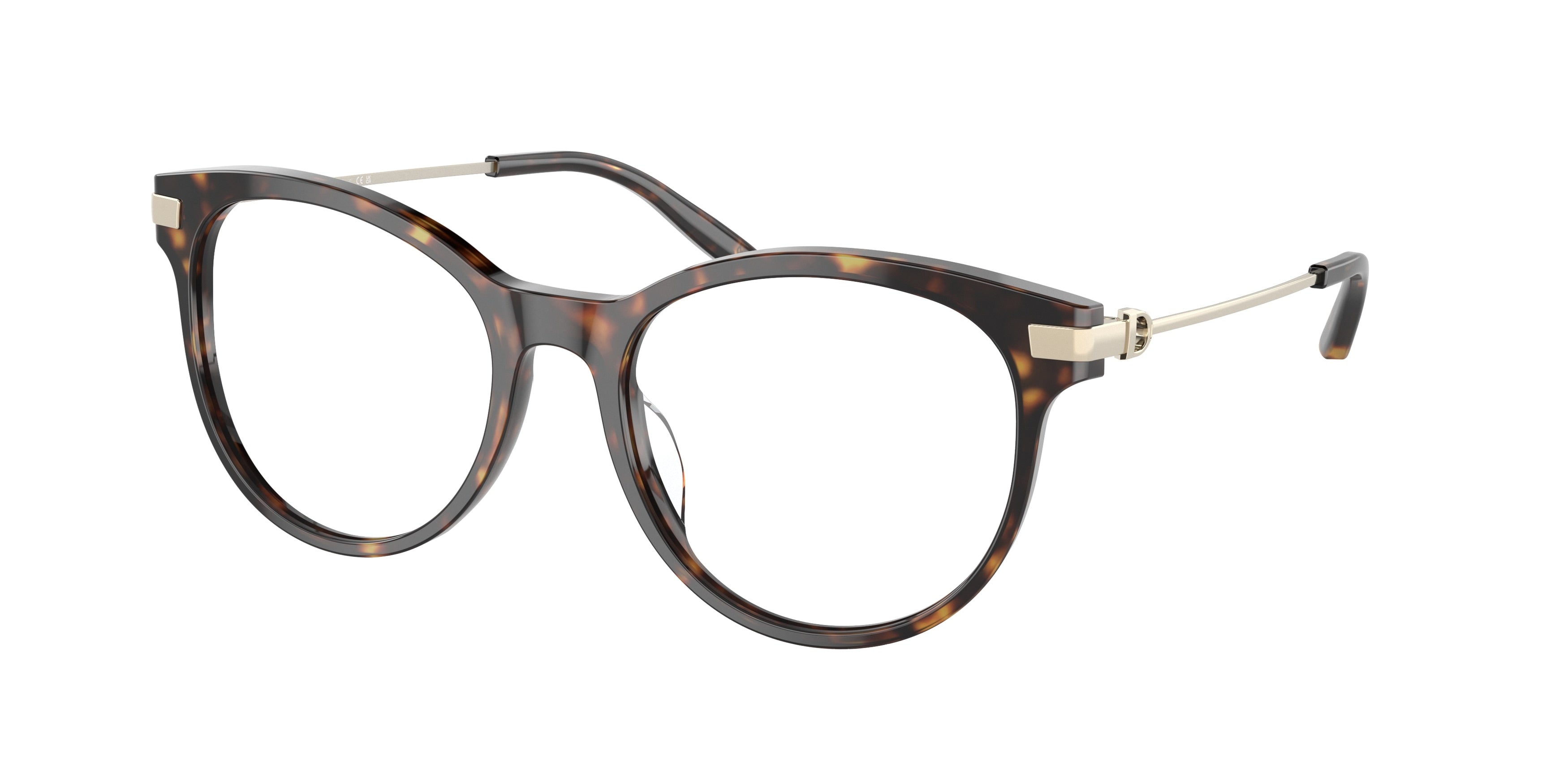 Ralph Lauren RL6231U Round Eyeglasses  5003-Shiny Dark Havana 53-145-18 - Color Map Tortoise