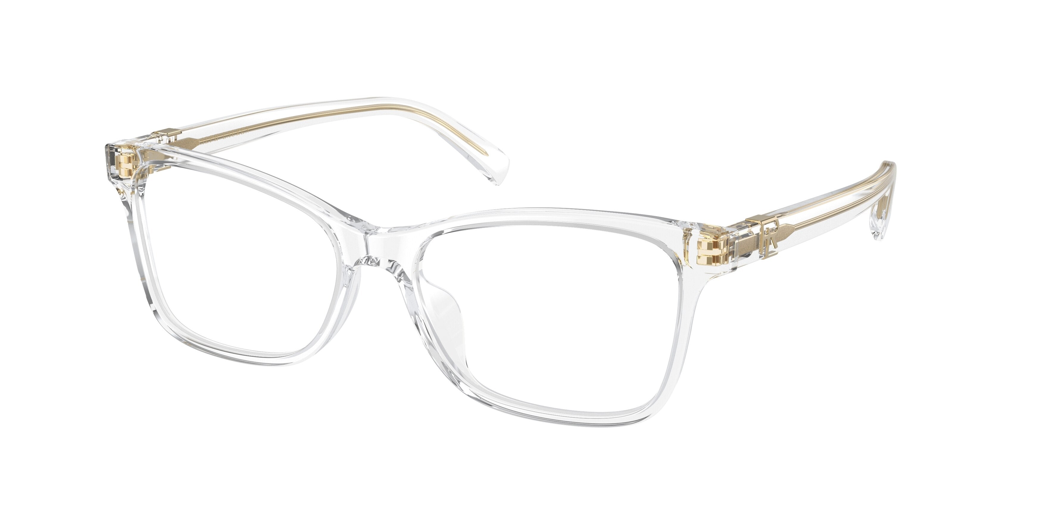Ralph Lauren RL6233U Butterfly Eyeglasses  5002-Crystal 54-145-16 - Color Map Transparent