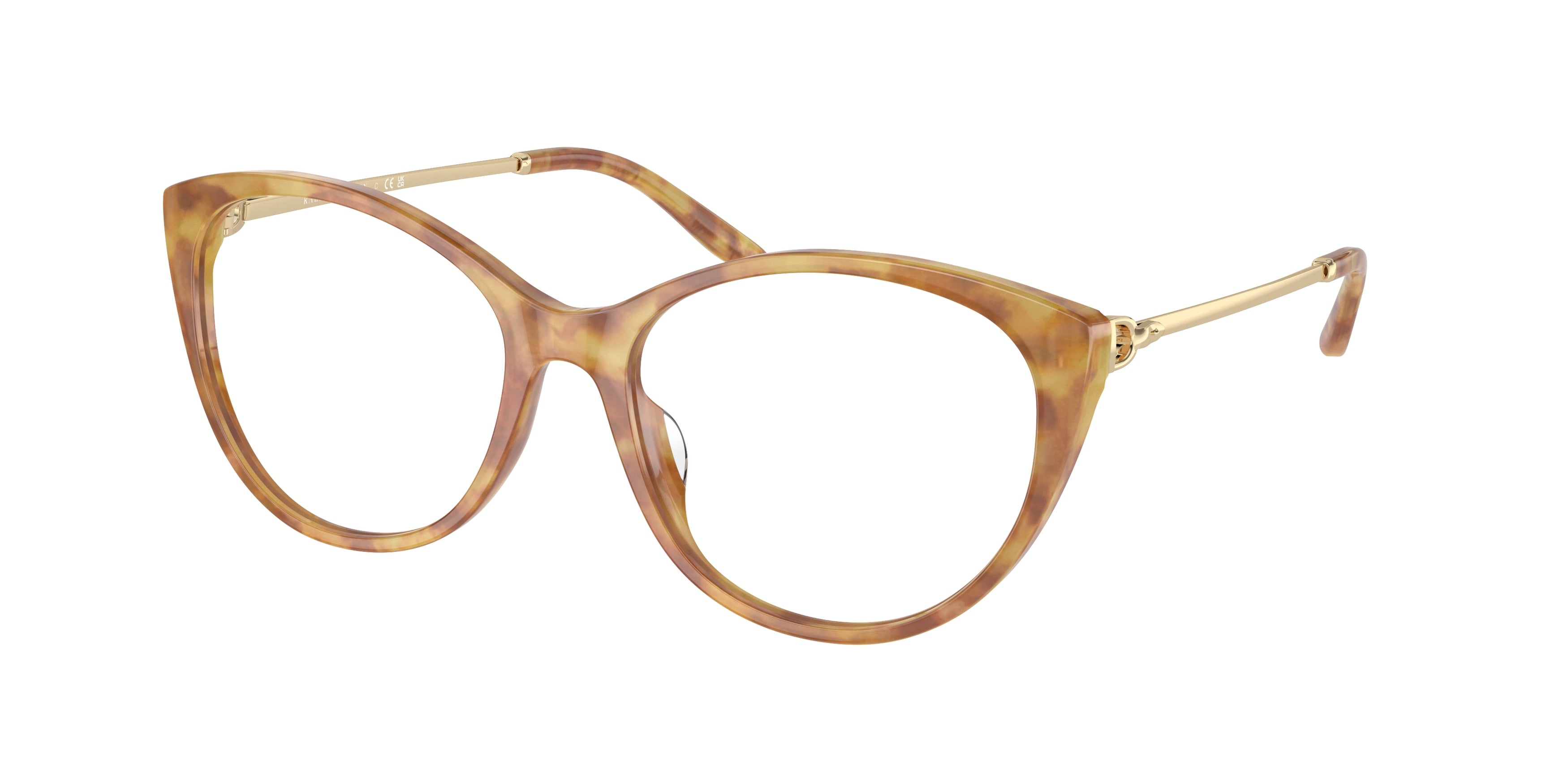 Ralph Lauren RL6239U Cat Eye Eyeglasses  6113-Light Havana 55-145-17 - Color Map Tortoise