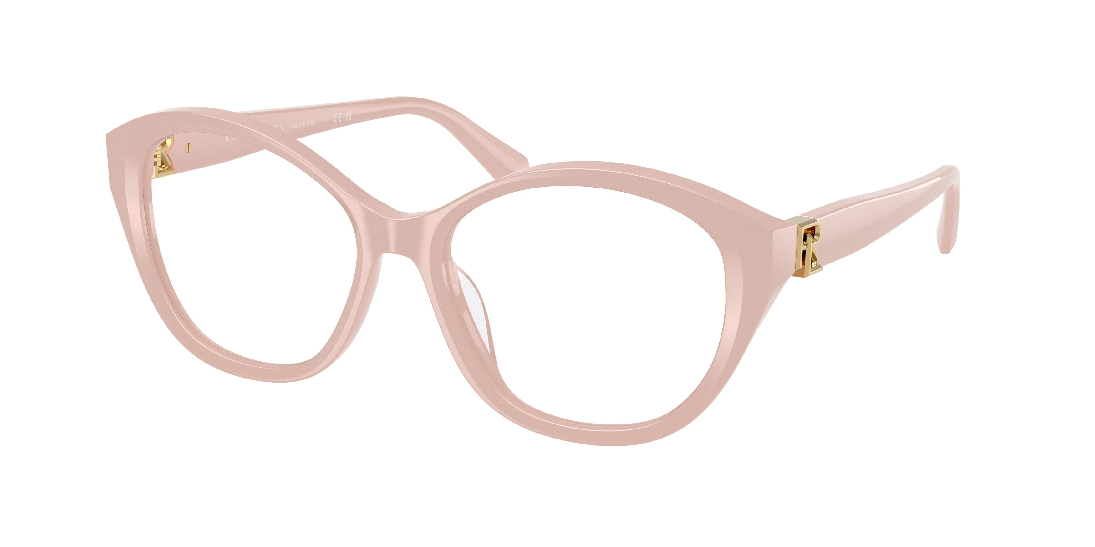 Ralph Lauren RL6246U Butterfly Eyeglasses  6053-Solid Rose 55-145-17 - Color Map Pink