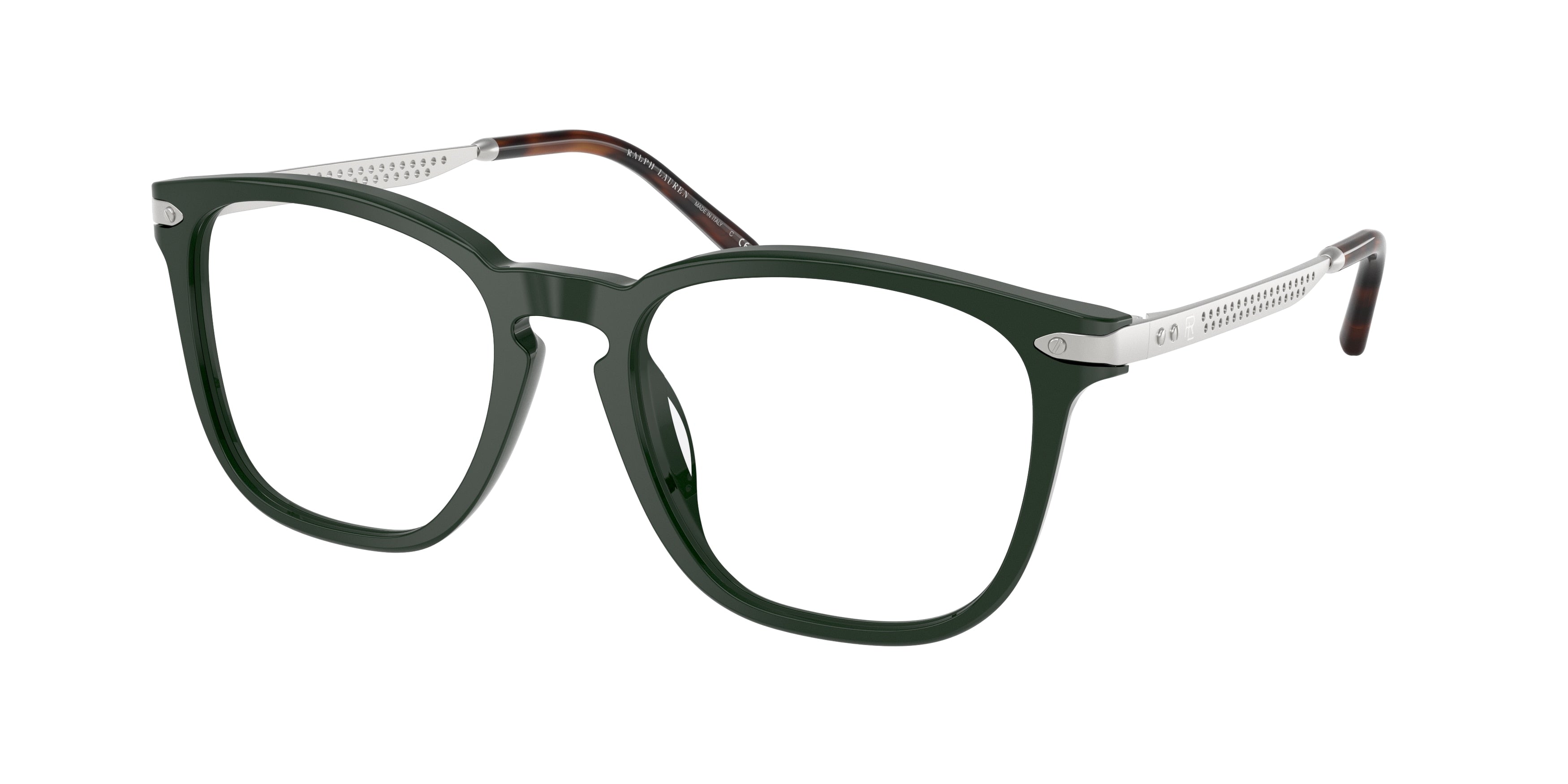 Ralph Lauren RL6248U Square Eyeglasses  6140-Forest Green 54-145-19 - Color Map Green