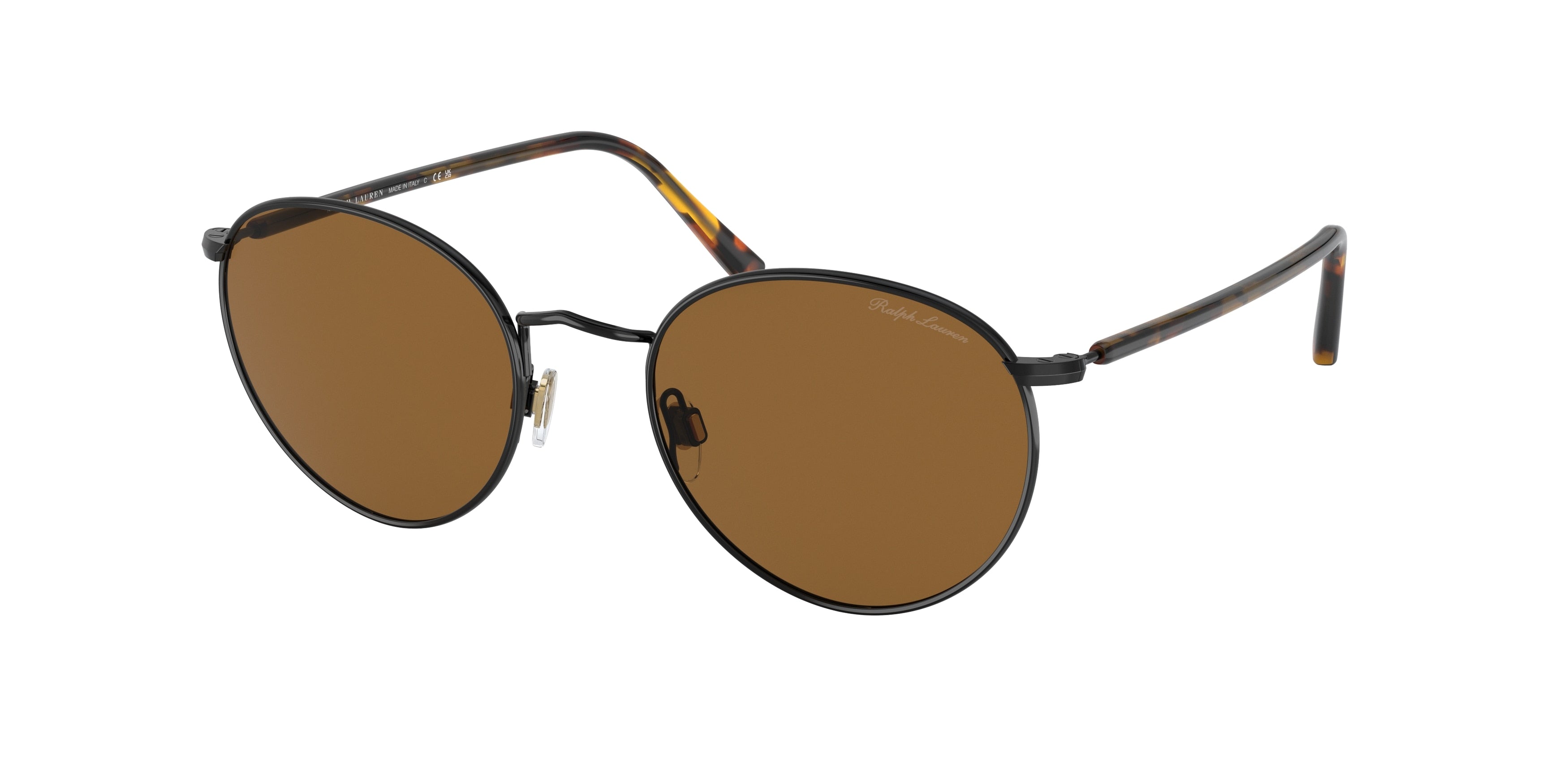 Ralph Lauren RL7076 Phantos Sunglasses  900353-Shiny Black 51-145-20 - Color Map Black
