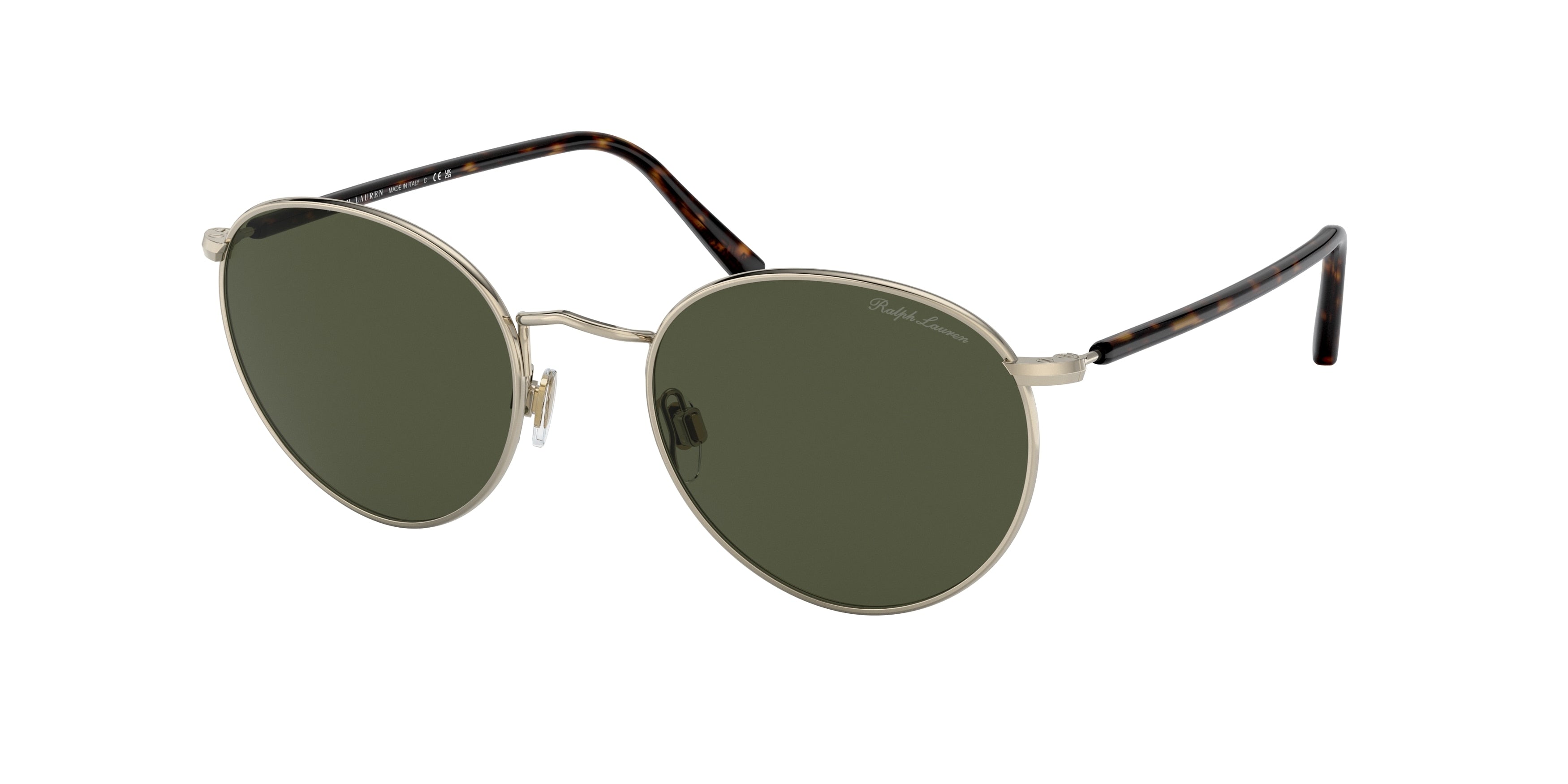 Ralph Lauren RL7076 Phantos Sunglasses  931631-Shiny Pale Gold 51-145-20 - Color Map Gold